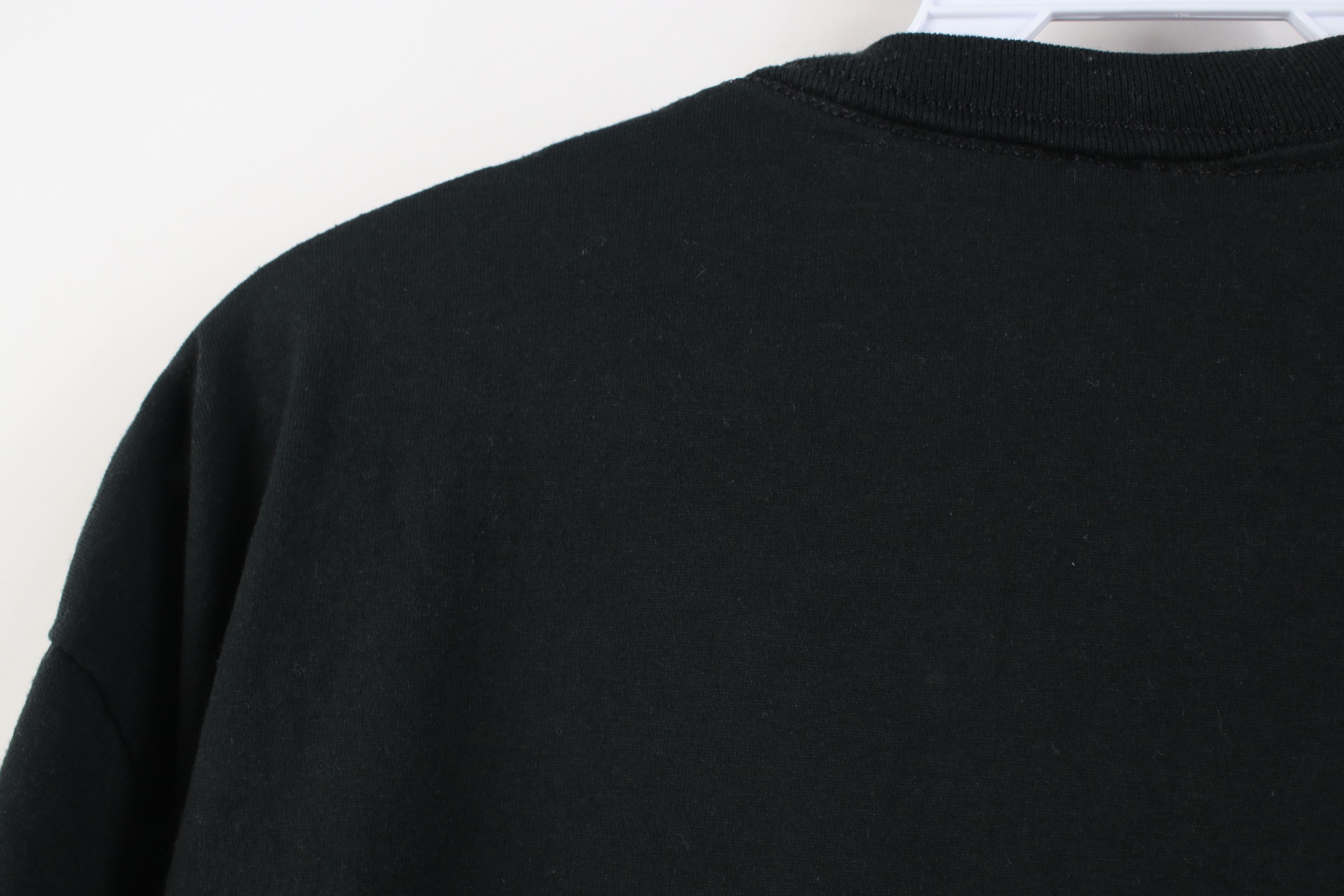 Vintage Vintage 90s Streetwear Blank Short Sleeve T-Shirt Black USA Size M / US 6-8 / IT 42-44 - 10 Thumbnail
