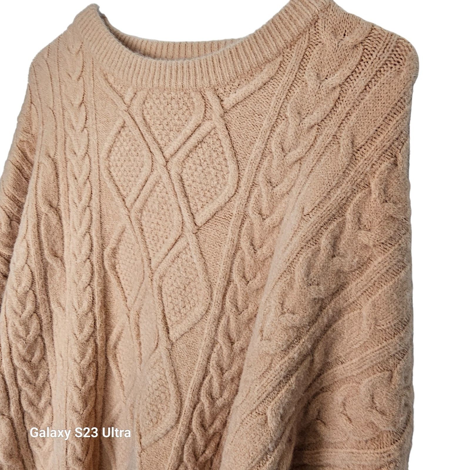 Eden Park Aelfric Eden Womens Cable Knit Fisherman Sweater M Cabincore Size M / US 6-8 / IT 42-44 - 5 Thumbnail