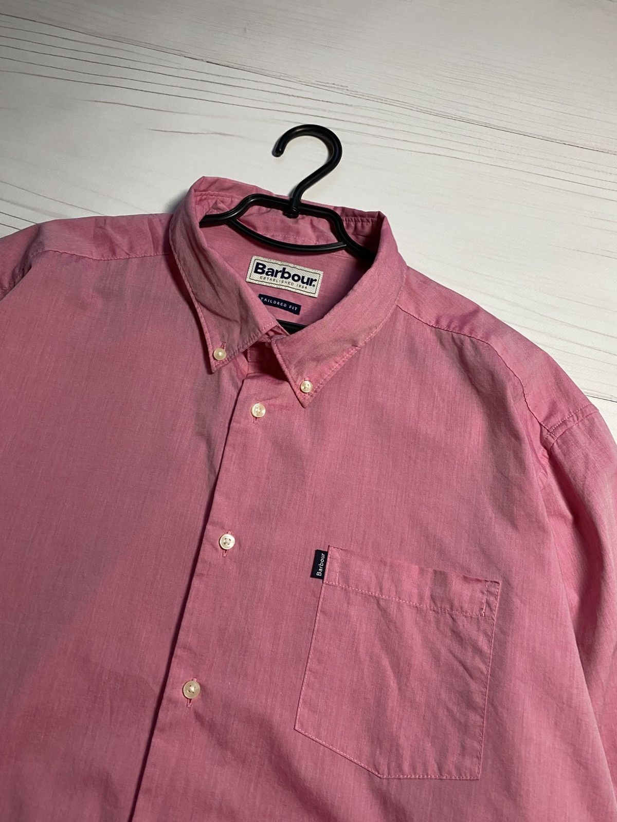 Barbour Barbour Tailored Fit Classic chest pocket button up shirt Size US XXL / EU 58 / 5 - 5 Thumbnail