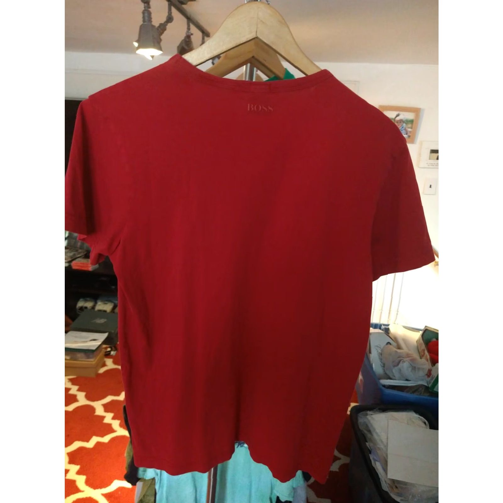 Hugo Boss VINTAGE Hugo Boss T-shirt M Red Mens Shirt Modern Size US M / EU 48-50 / 2 - 4 Thumbnail