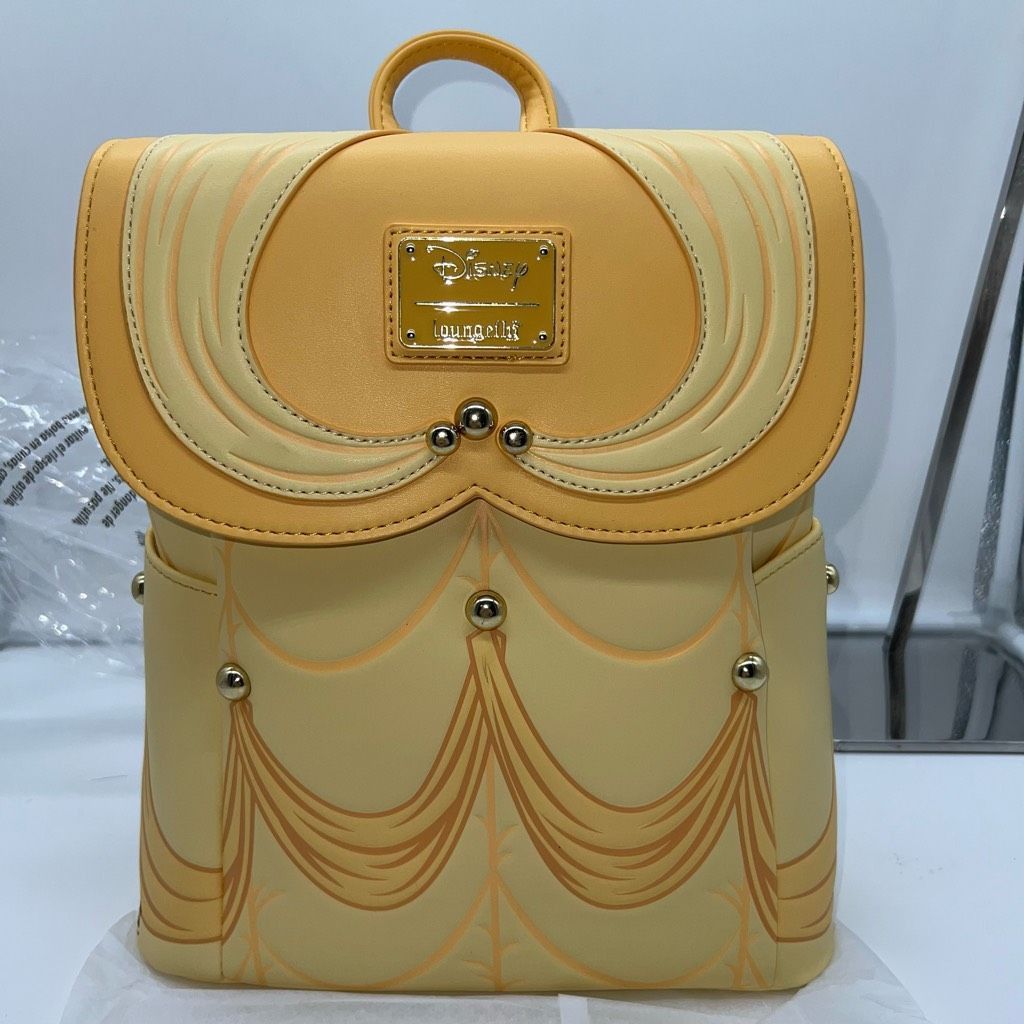 image of Loungefly X Disney Beauty And The Beast 30Th Anniversary Min in Yellow, Women's