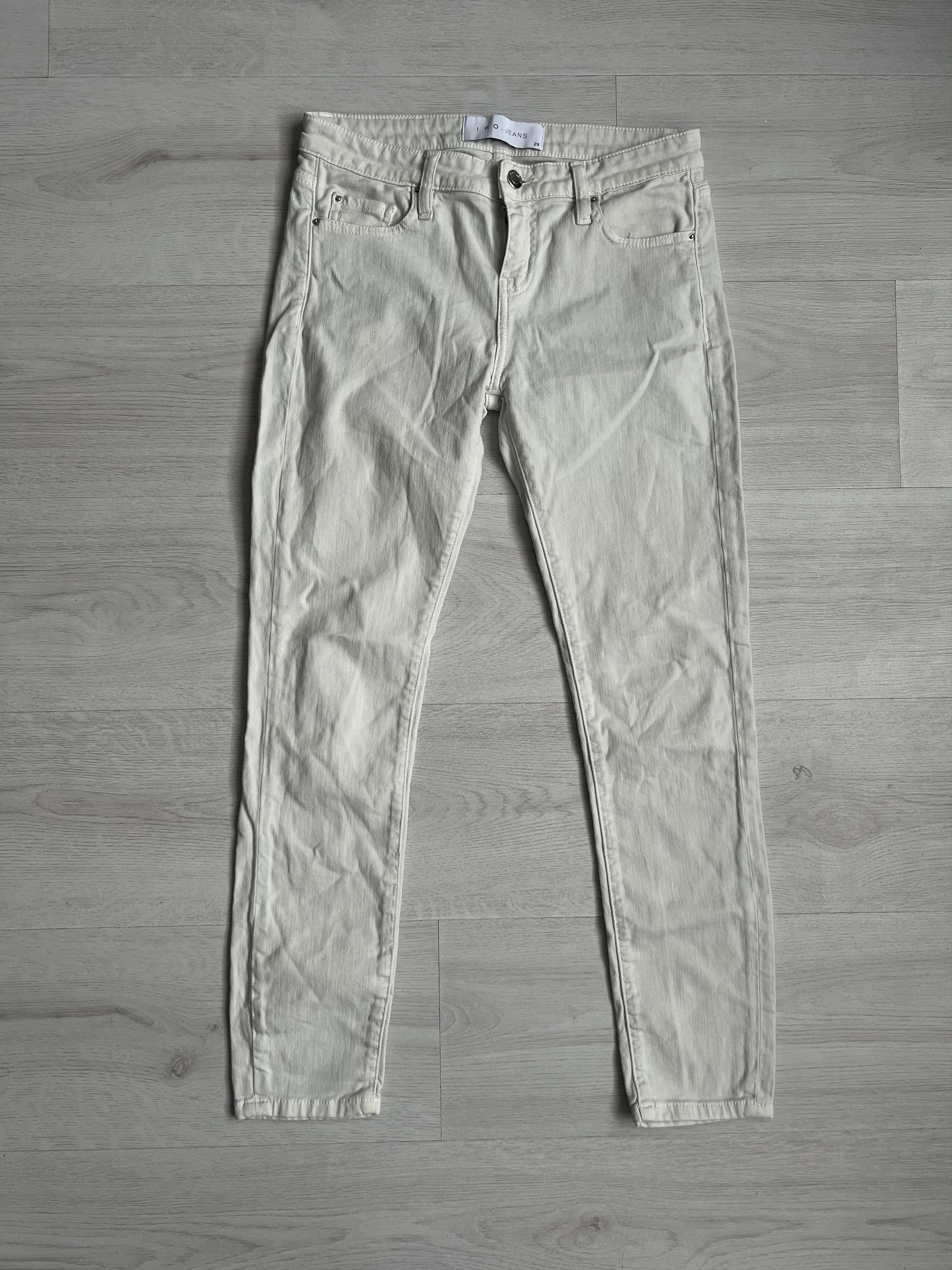 Iro Iro Jeans White Denim Size 24" / US 00 / IT 34 - 1 Thumbnail