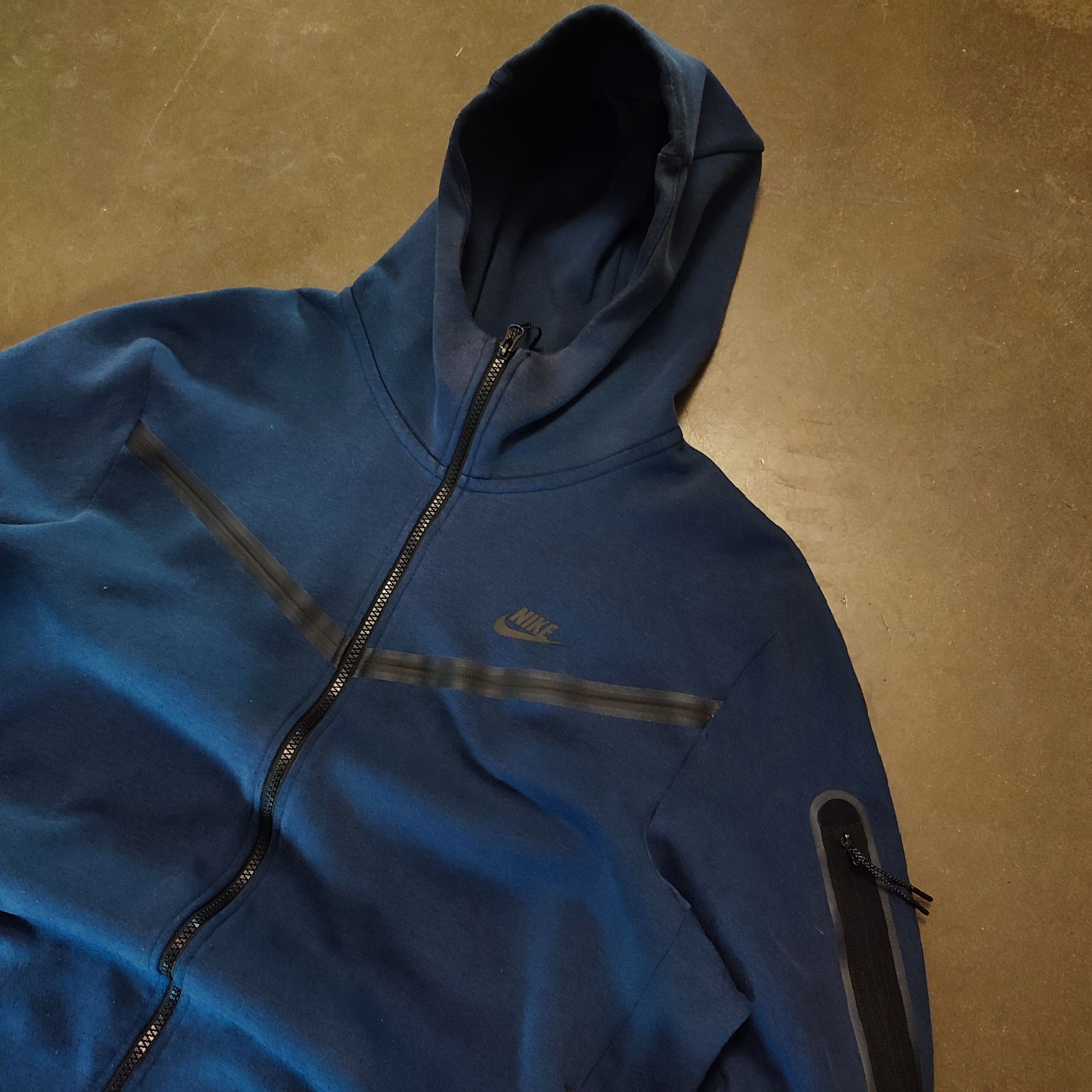Nike Nike Men's Tech Fleece Full-zip Hoodie Jacket Blue xl Size US XL / EU 56 / 4 - 2 Thumbnail