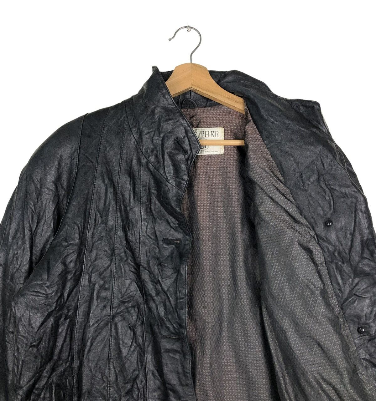 Vintage 🔥VINTAGE FLY LEATHER JACKET BONDAGE HARAJUKU MOTHER Size US M / EU 48-50 / 2 - 12 Thumbnail