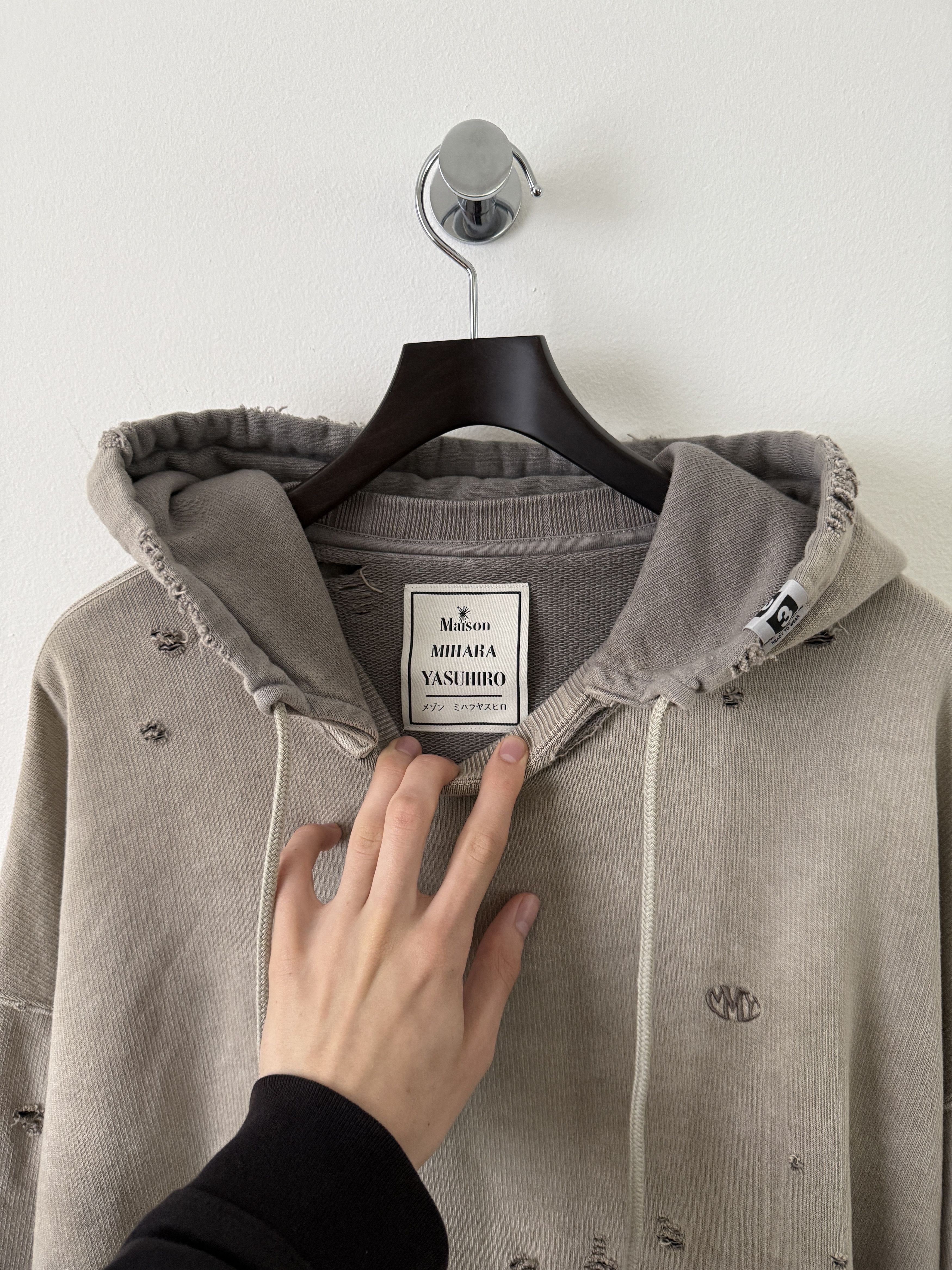 Maison MIHARA YASUHIRO Sun Faded Vintage Crewneck Hoodie Size US S / EU 44-46 / 1 - 12 Thumbnail