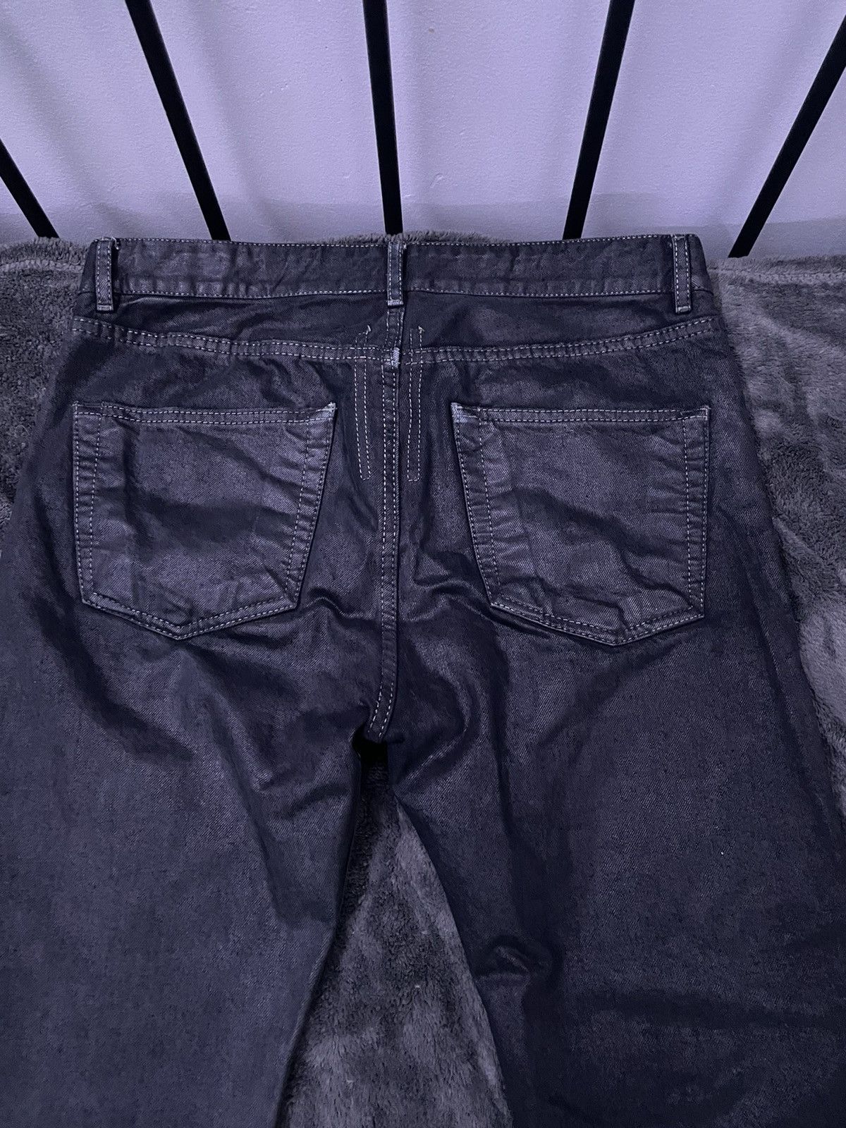 Rick Owens Rick Owen’s waxed denim Size US 30 / EU 46 - 3 Thumbnail