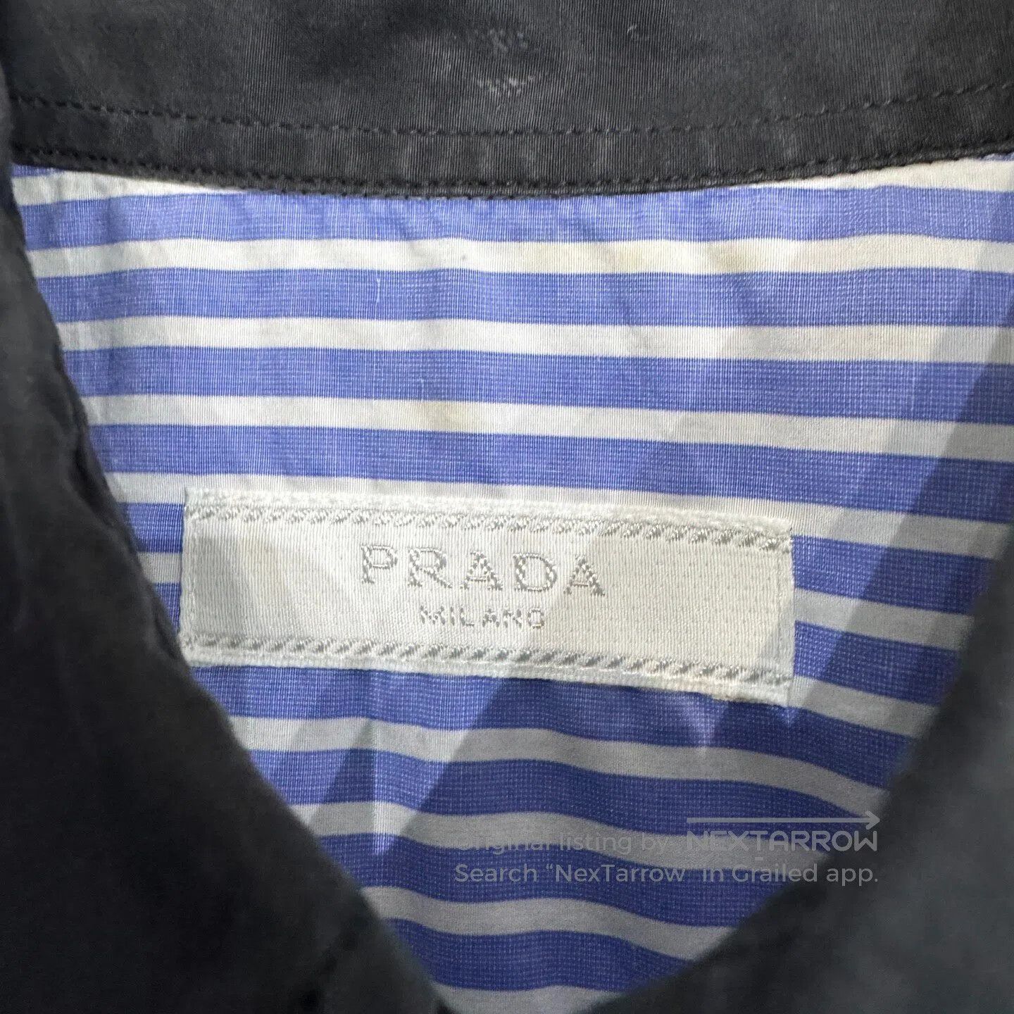 Prada Prada Comics-styled striped shirt| Size US XL / EU 56 / 4 - 4 Thumbnail