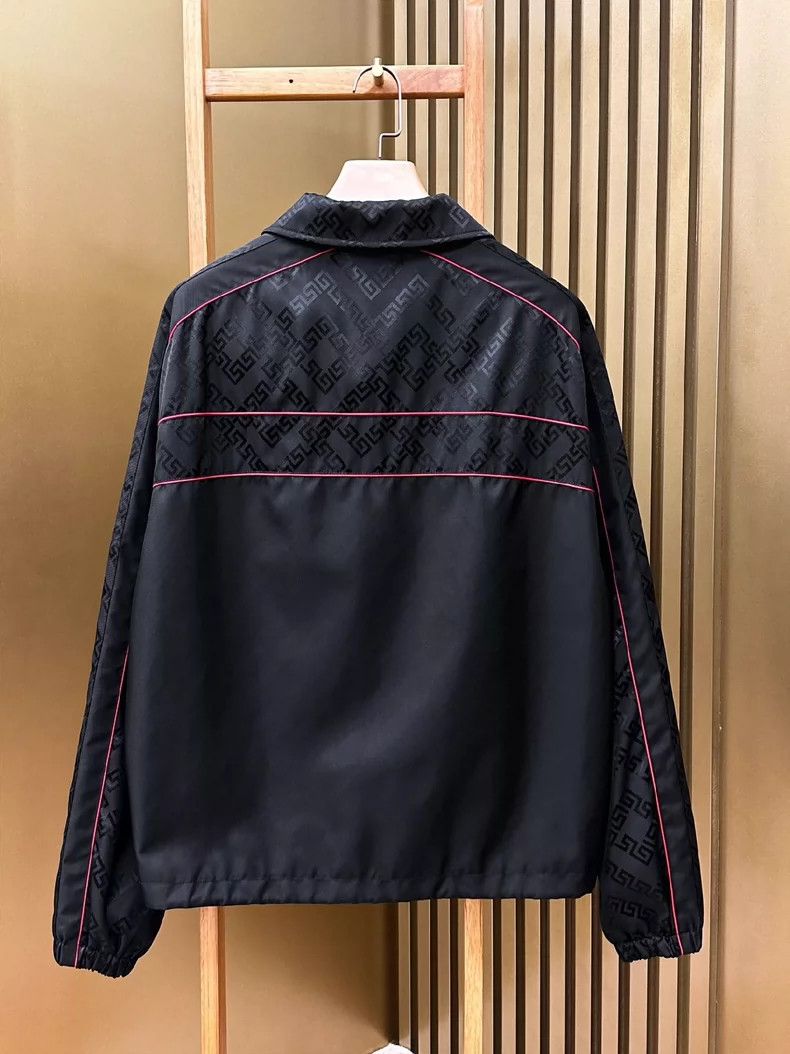 Versace Versace Black casual lapel coat Size US L / EU 52-54 / 3 - 5 Thumbnail