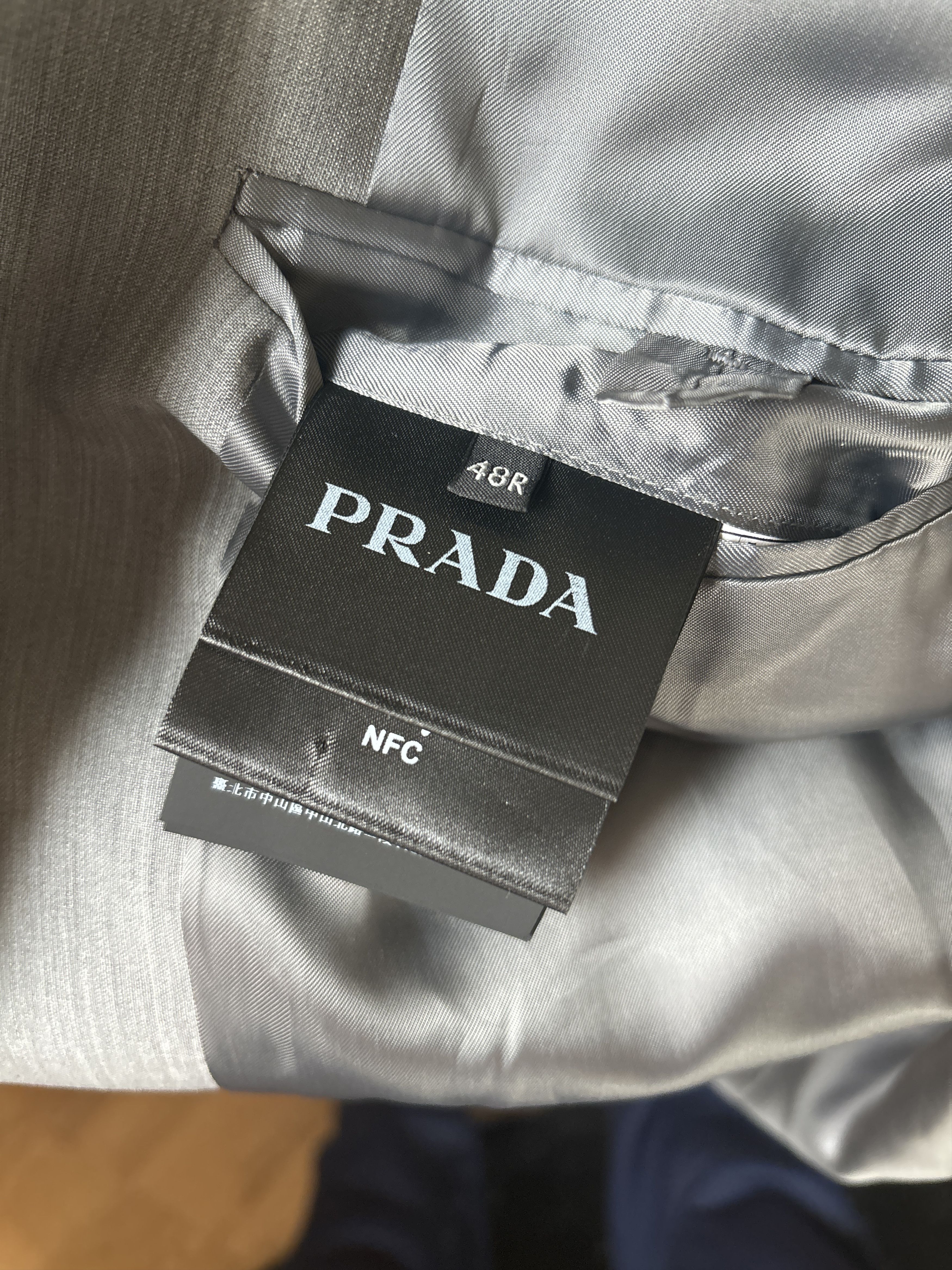 Prada Prada Spring/ Summer 2023 light Grey Mohair Jacket Size 38S - 12 Thumbnail