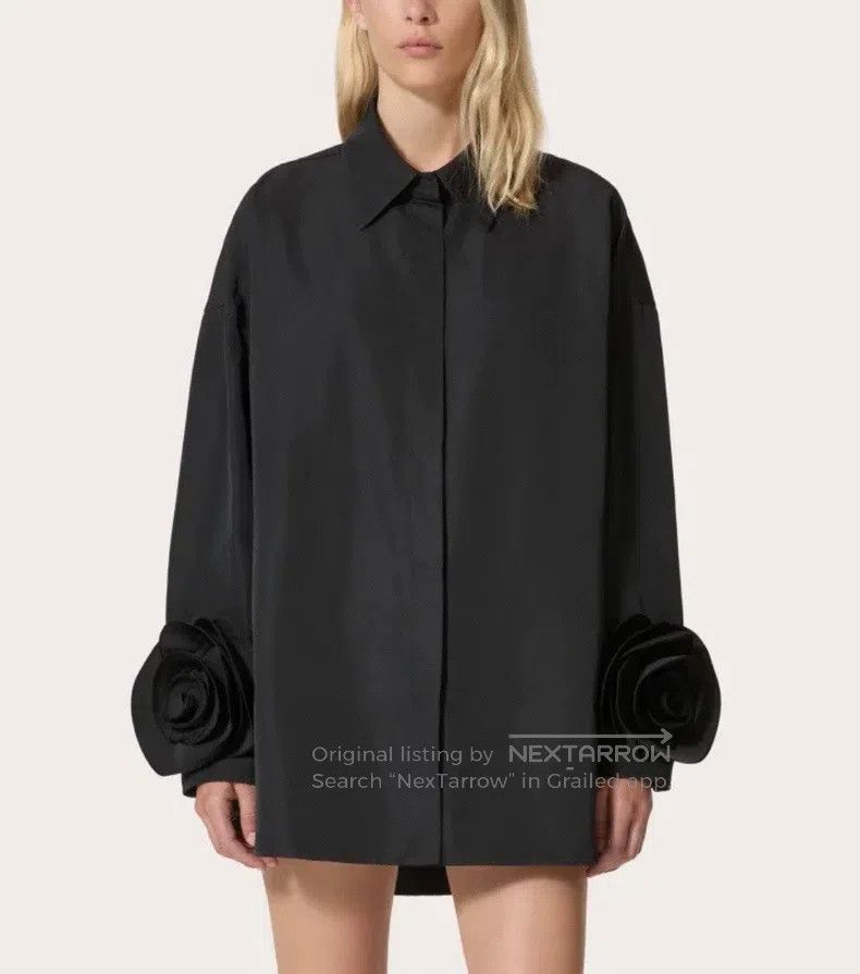Valentino Valentino A short trench coat with roses Size M / US 6-8 / IT 42-44 - 4 Thumbnail