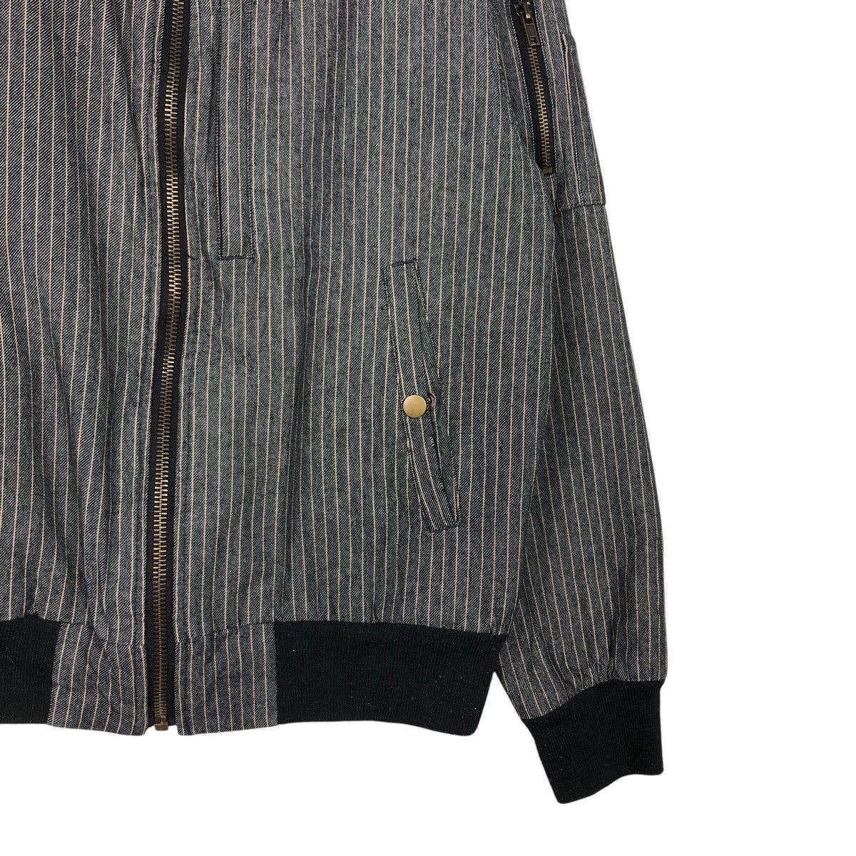 Japanese Brand 📌Vintage Hickory Chore Bomber Jacket Woolrich Issey Miyake Size US M / EU 48-50 / 2 - 6 Thumbnail