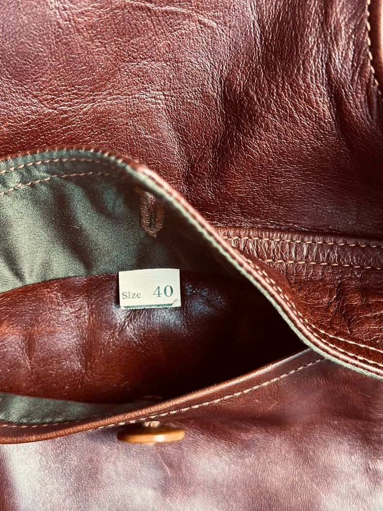 Freewheelers FREEWHEELERS37J1 Nissan Horse Leather Jacket 2503-Nextarrow Size US XXS / EU 40 - 4 Thumbnail