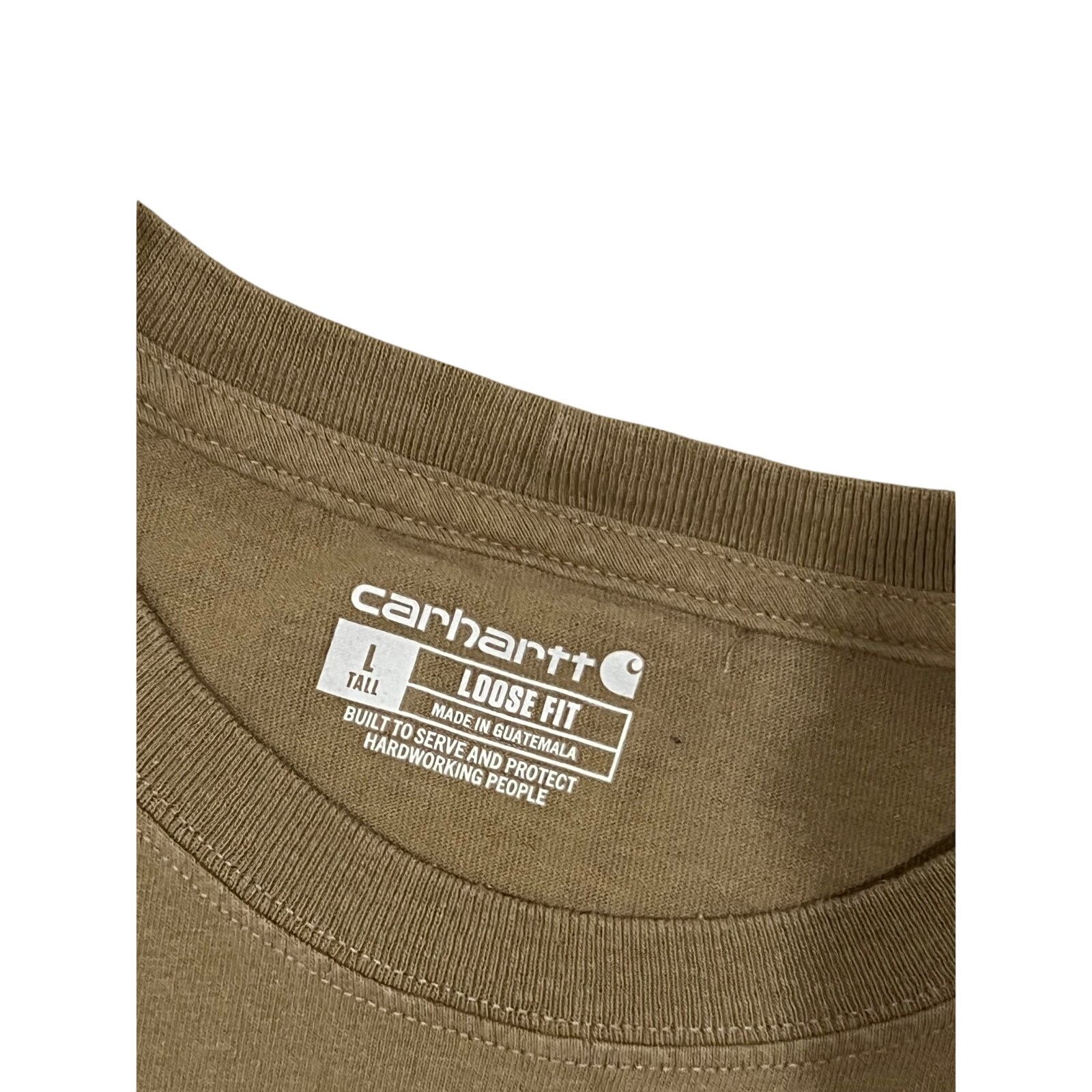 Carhartt Carhartt Khaki Pocket Tee Loose Fit Mens L Size US L / EU 52-54 / 3 - 3 Thumbnail