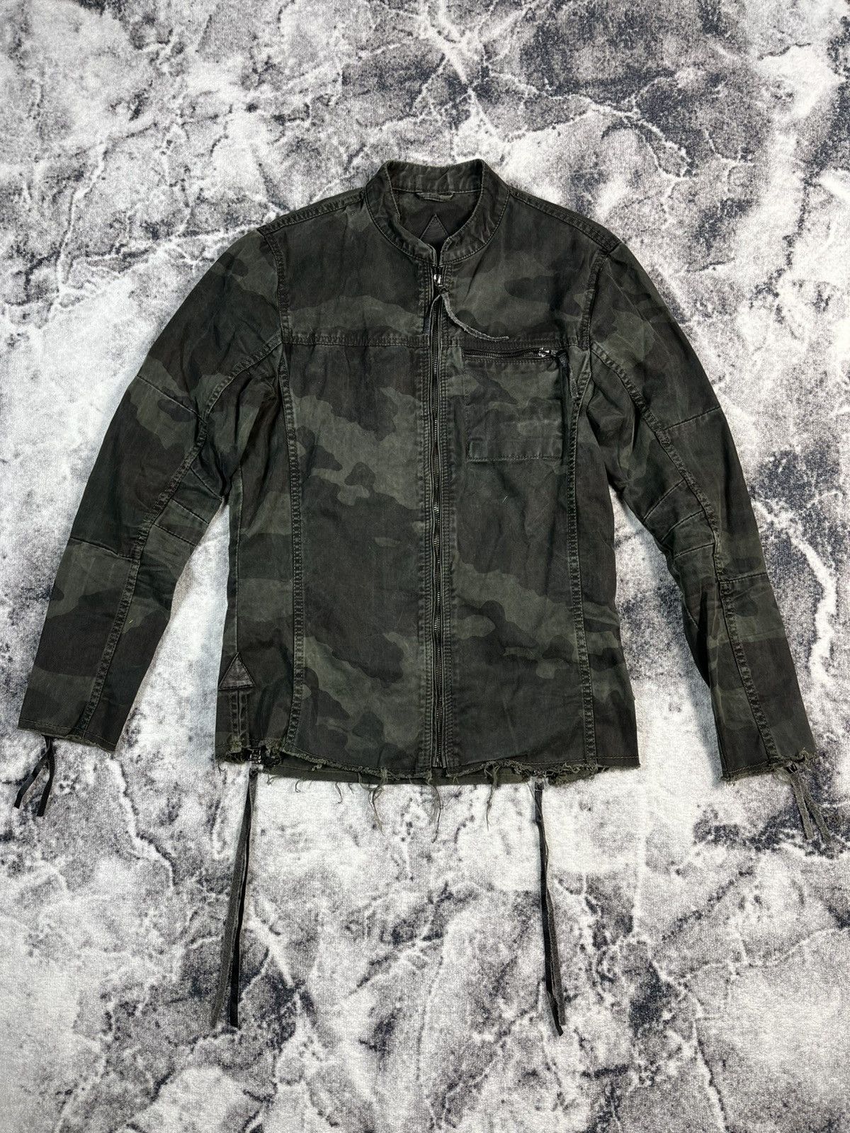 Other Be Edgy Camo Jacket / Military Style / Statement Back Print Size US M / EU 48-50 / 2 - 2 Thumbnail