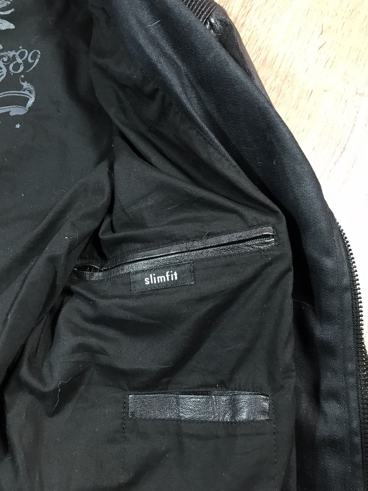 Japanese Brand Leather Denim Mauritius Biker Jacket Size M Size US M / EU 48-50 / 2 - 13 Thumbnail