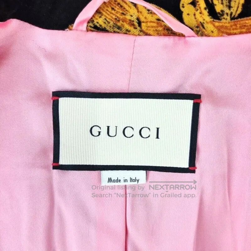 Gucci Gucci Women's Autumn Leaf Print Coat. Size S / US 4 / IT 40 - 3 Thumbnail