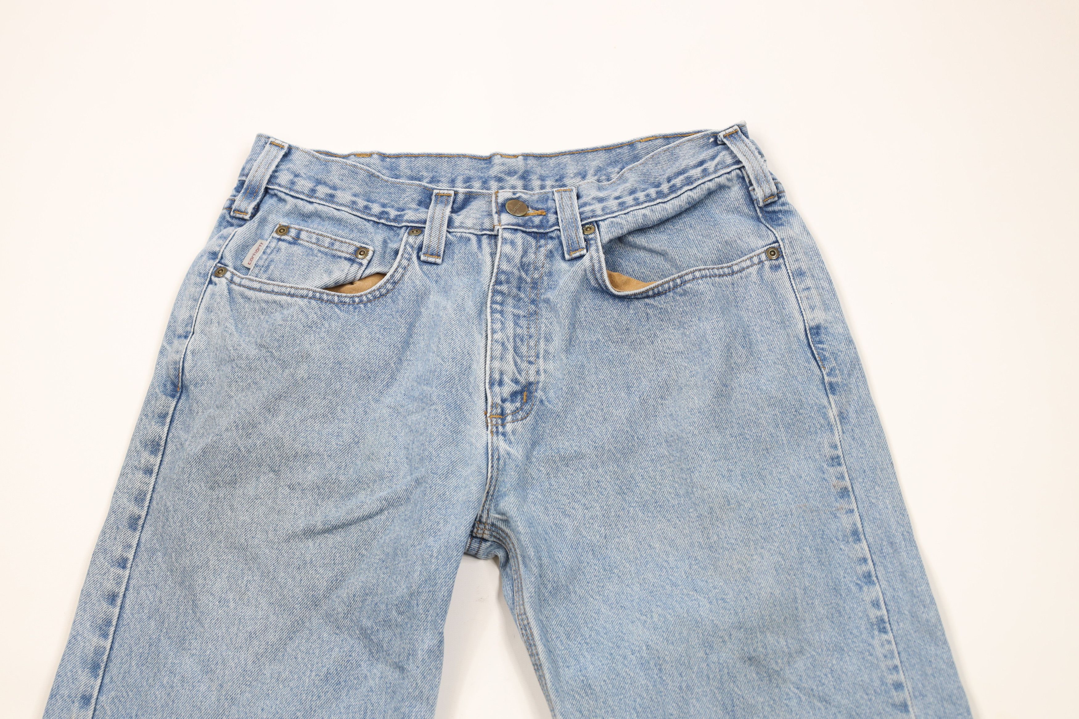 Carhartt Vintage Y2K Carhartt Relaxed Fit Wide Leg Denim Jeans Blue Size US 32 / EU 48 - 2 Thumbnail