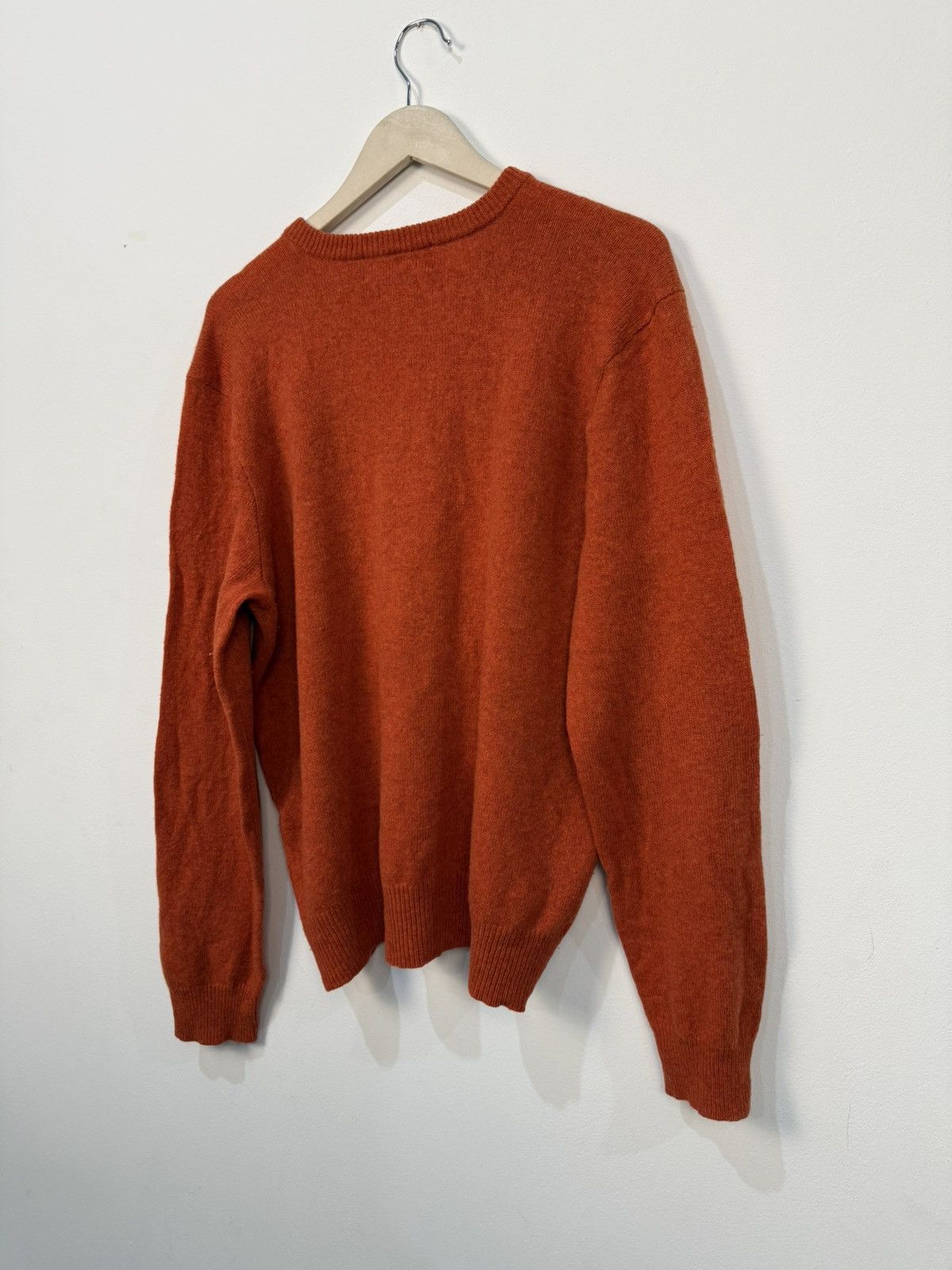 Polo Ralph Lauren Polo Ralph Lauren Vintage Wool Orange Sweater Size US XXL / EU 58 / 5 - 6 Thumbnail