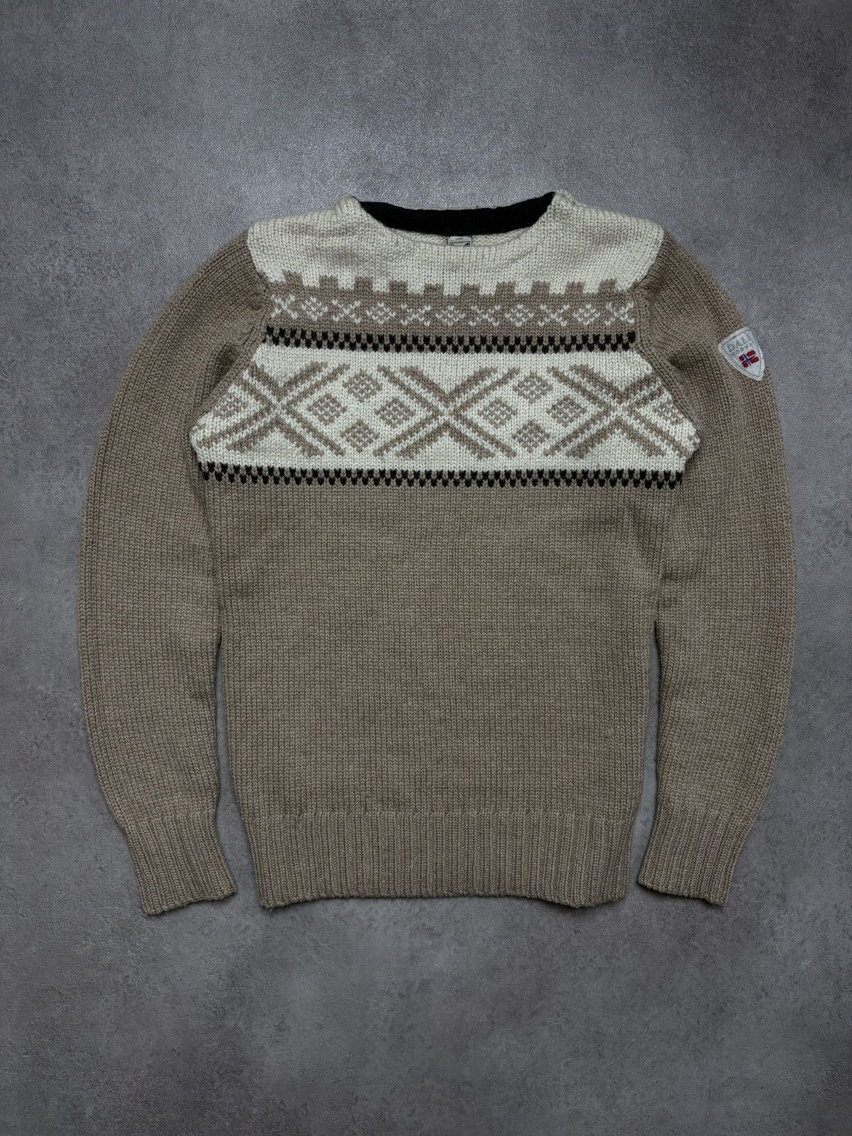 Dale of Norway Voss Womens Wool Knitwear Beige