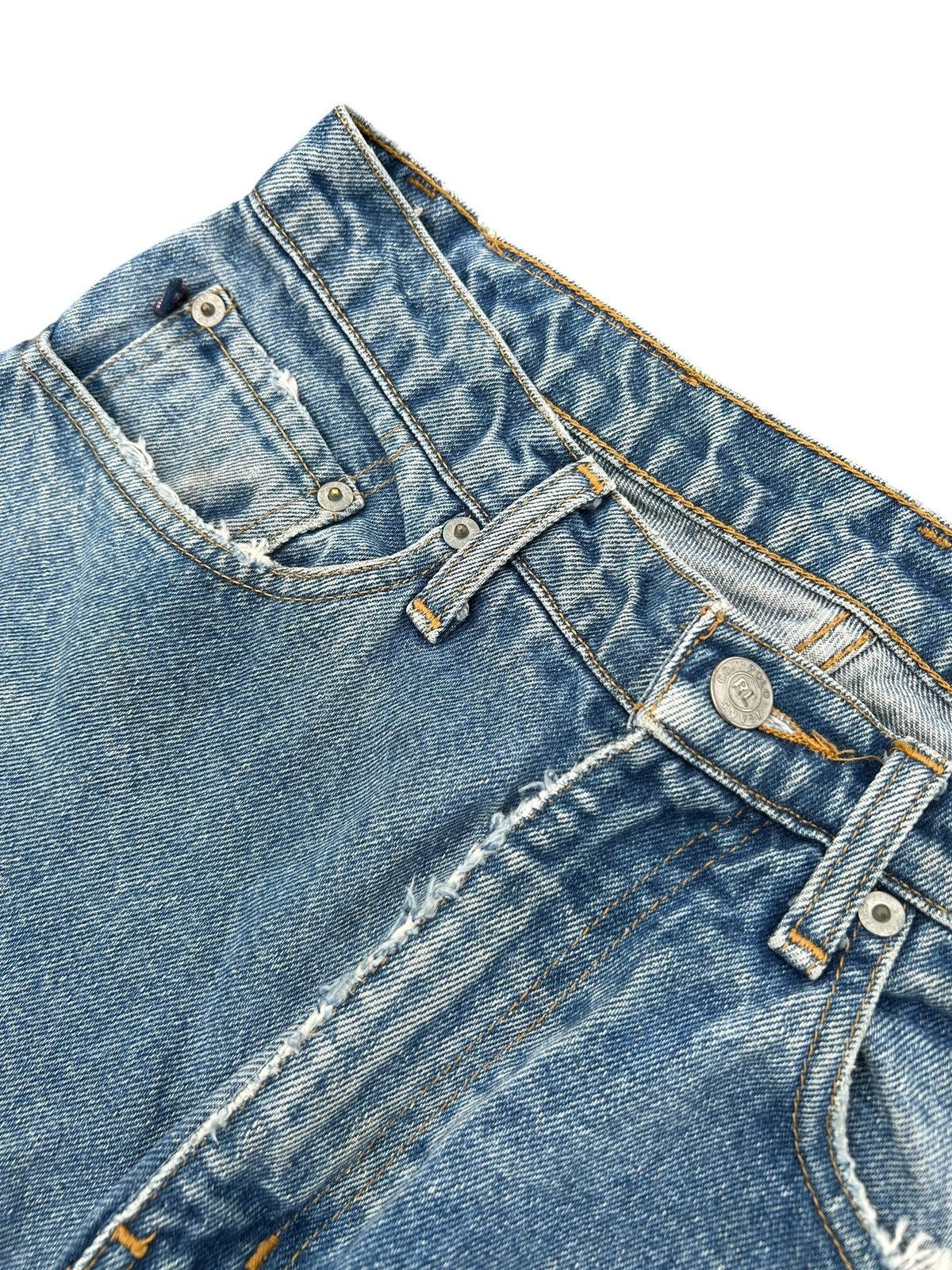 Japanese Brand × Kapital × Vintage Vintage Ralph Lauren Polo Distressed Denim Jeans Size US 29 - 6 Thumbnail