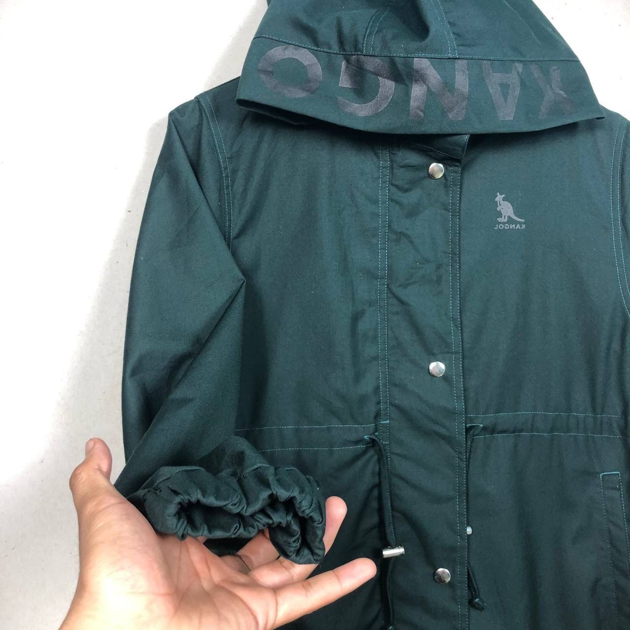 Kangol Kangol X Cecil McBee Green Long Trench Jacket Size US M / EU 48-50 / 2 - 4 Thumbnail