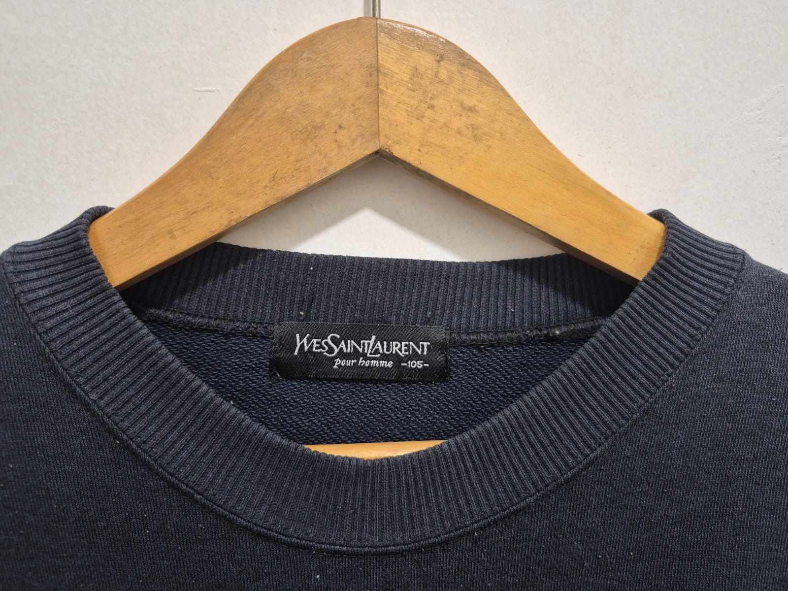 Vintage Fit L to XL, 90'S Yves Saint Laurent YSL Crewneck Size US XL / EU 56 / 4 - 2 Thumbnail