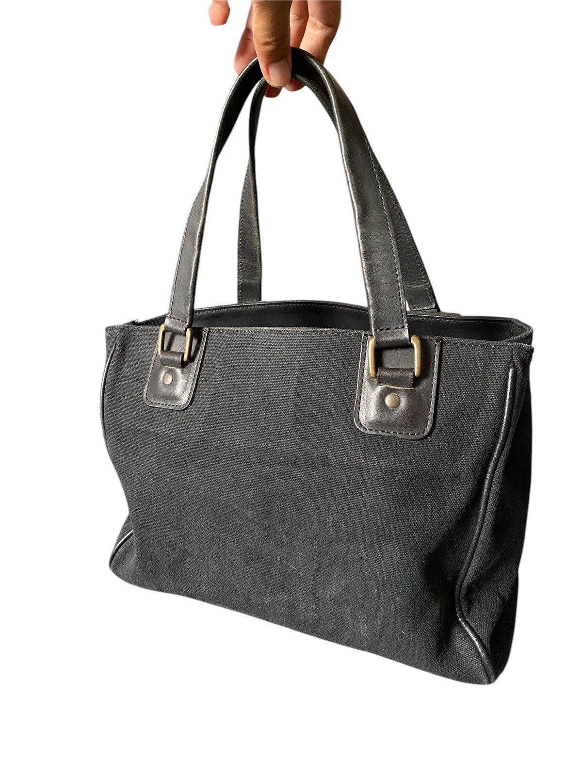 Dries Van Noten Dries Van Notten Canvas Tote Bag in Black, Women's