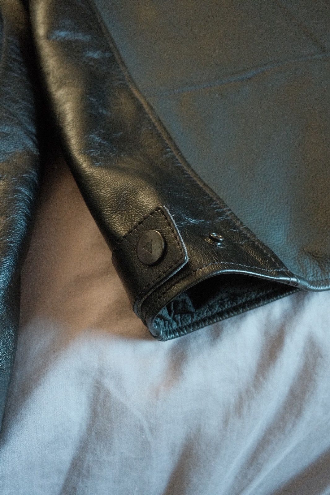 Other Dianese Men’s 48 Black Leather Motorcycle Jacket Size US M / EU 48-50 / 2 - 13 Thumbnail
