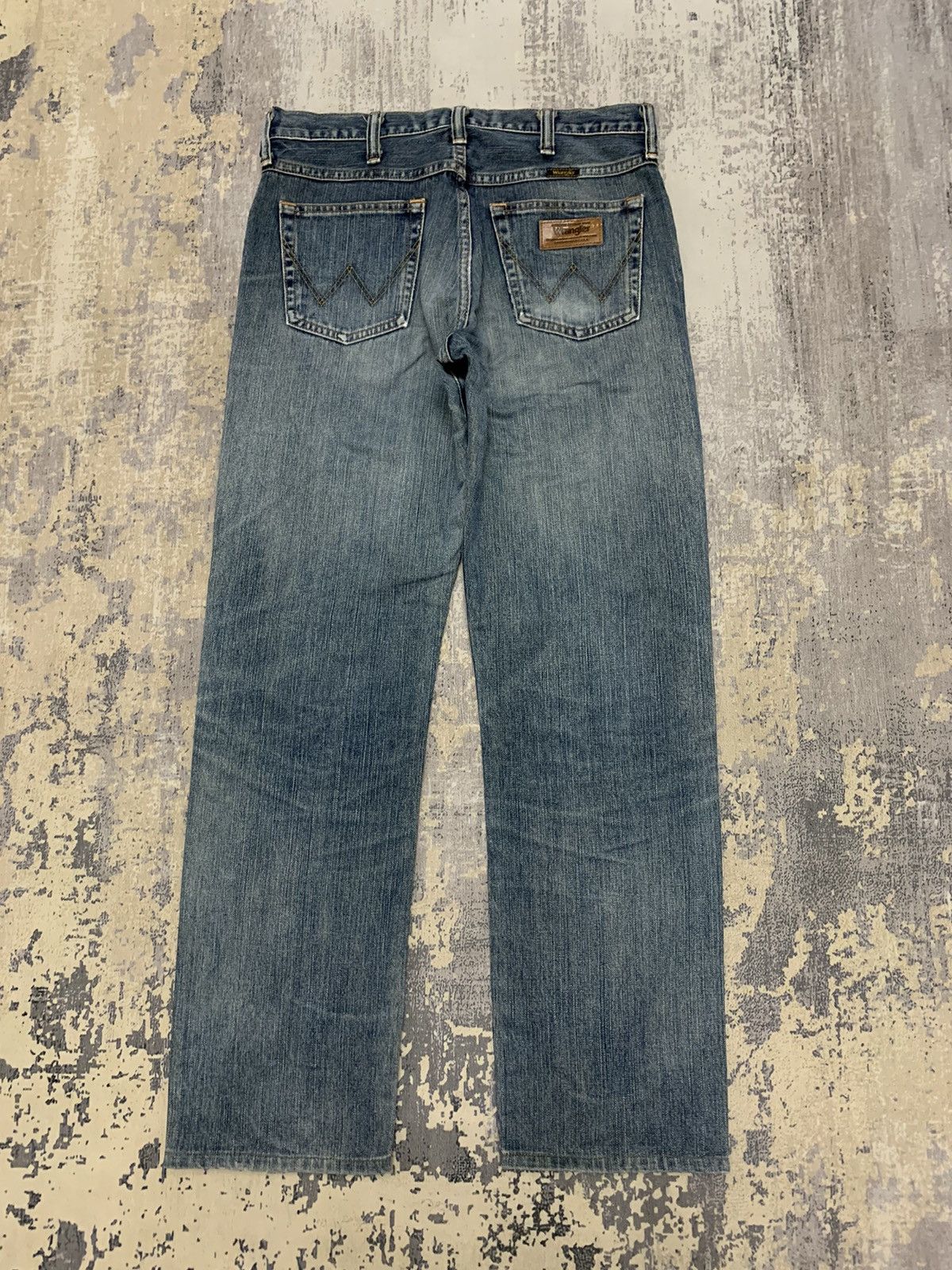 Wrangler Vintage Wrangler Distressed Denim Baggy Jeans 31x30 Size US 31 - 9 Thumbnail