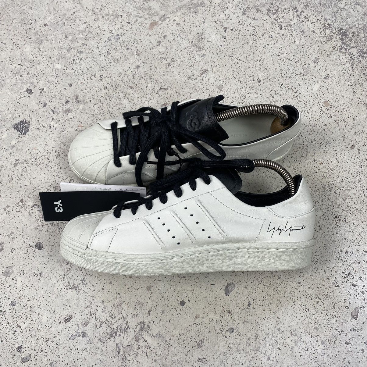 Y-3 Adidas Y-3 Superstar "Orbit Grey" Yohji Yamamoto JR4216 Size US 7 / EU 40 - 2 Thumbnail
