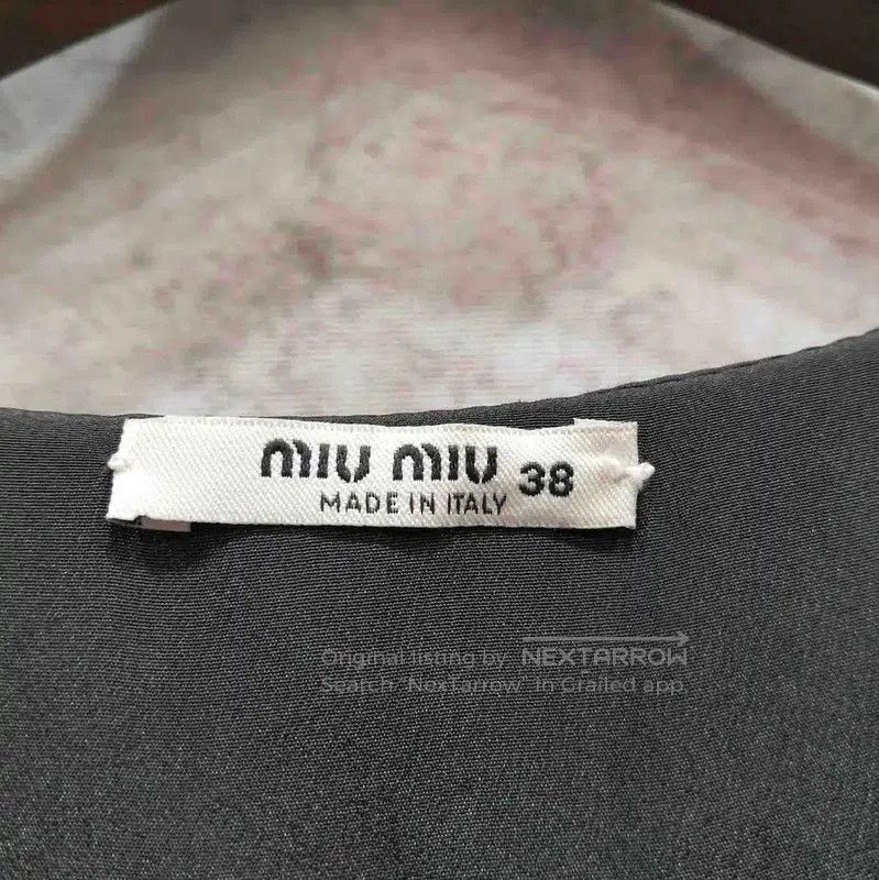 Miu Miu Miu Miu Summer Denim Floral Sleeveless Dress . Size M / US 6-8 / IT 42-44 - 4 Thumbnail
