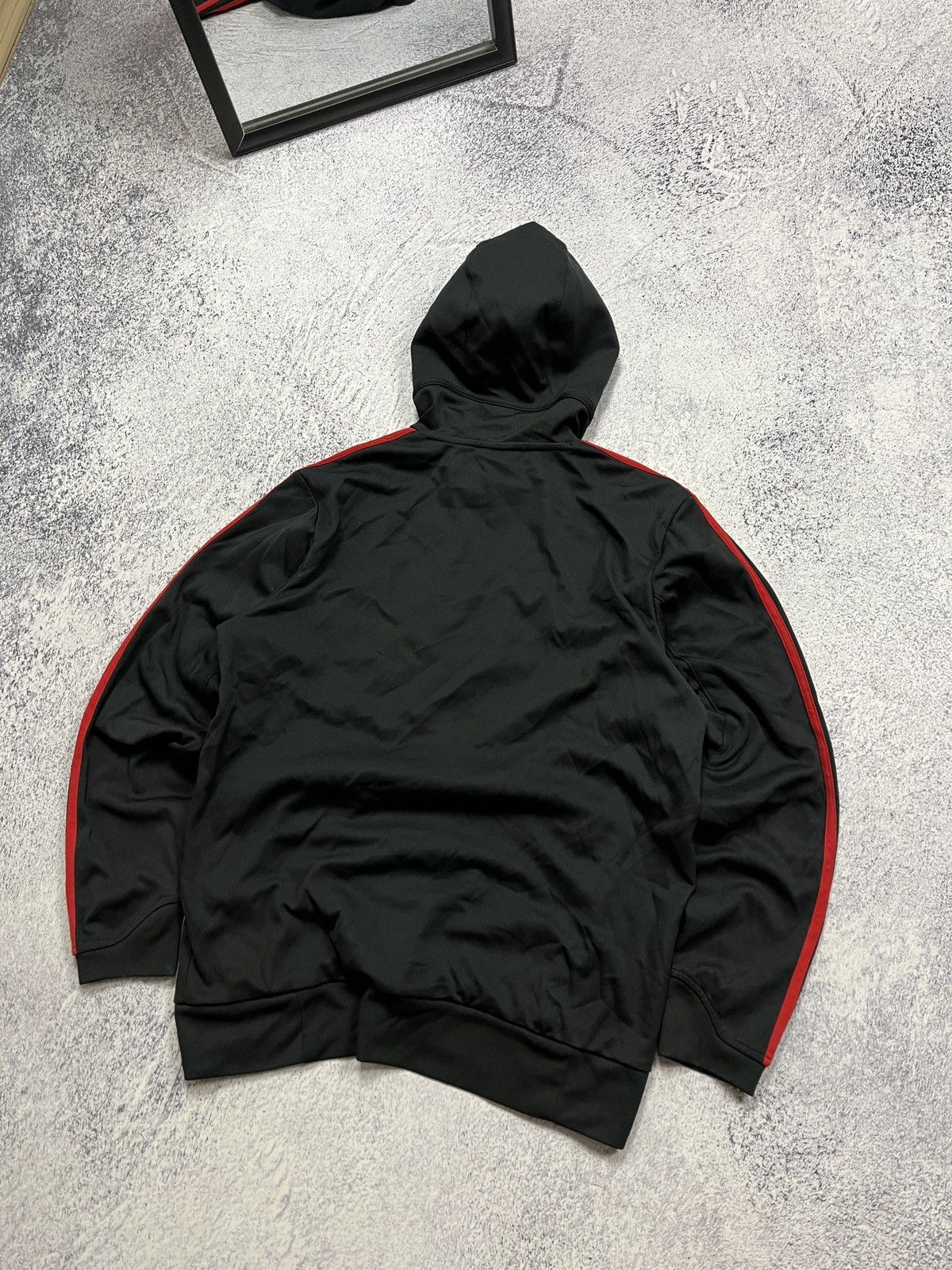 Adidas Adidas Milan Italy Football Ninja🥷 Hoodie Blockcore Hype Y2k Size US M / EU 48-50 / 2 - 8 Thumbnail