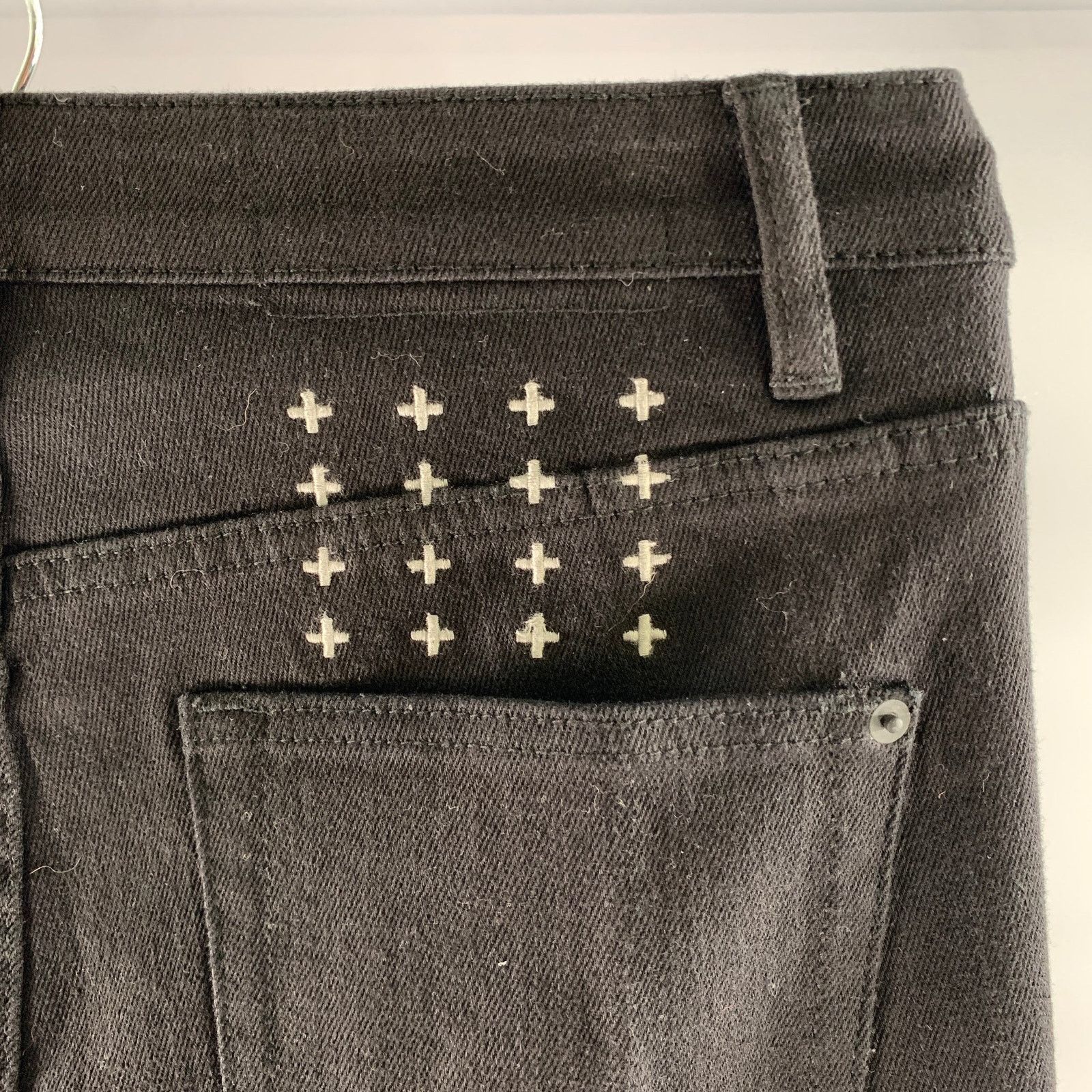 Ksubi KSUBI Size 31 Black Cotton Slim Fit Pants Size US 31 - 2 Thumbnail