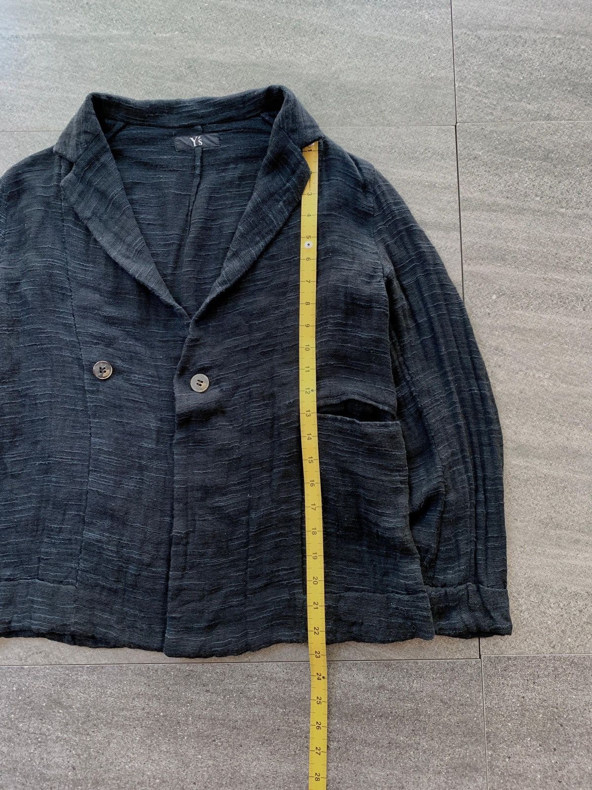Yohji Yamamoto FREE TAX! Ys Knitted Textured Blazer Jacket Size US S / EU 44-46 / 1 - 9 Thumbnail