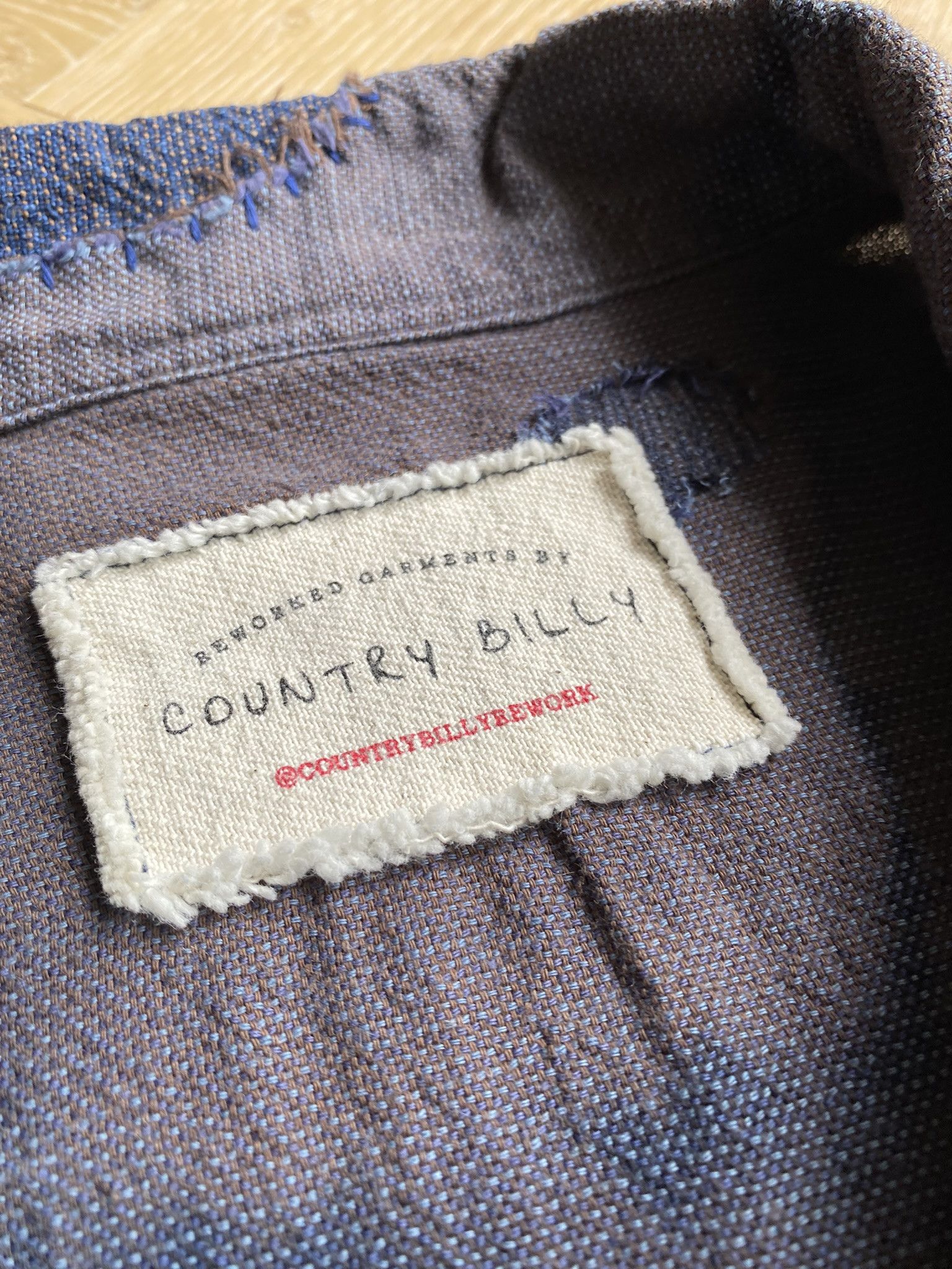 Universal Works Pincheck Dirty Mud-Indigo - Chore Jacket Size US M / EU 48-50 / 2 - 21 Thumbnail