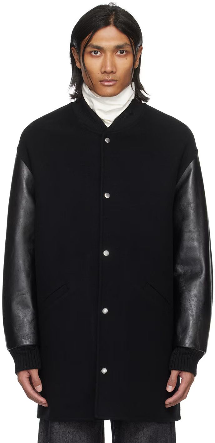 Jil Sander o1w1db10825 Bomber Jacket in Black Size US L / EU 52-54 / 3 - 1 Thumbnail