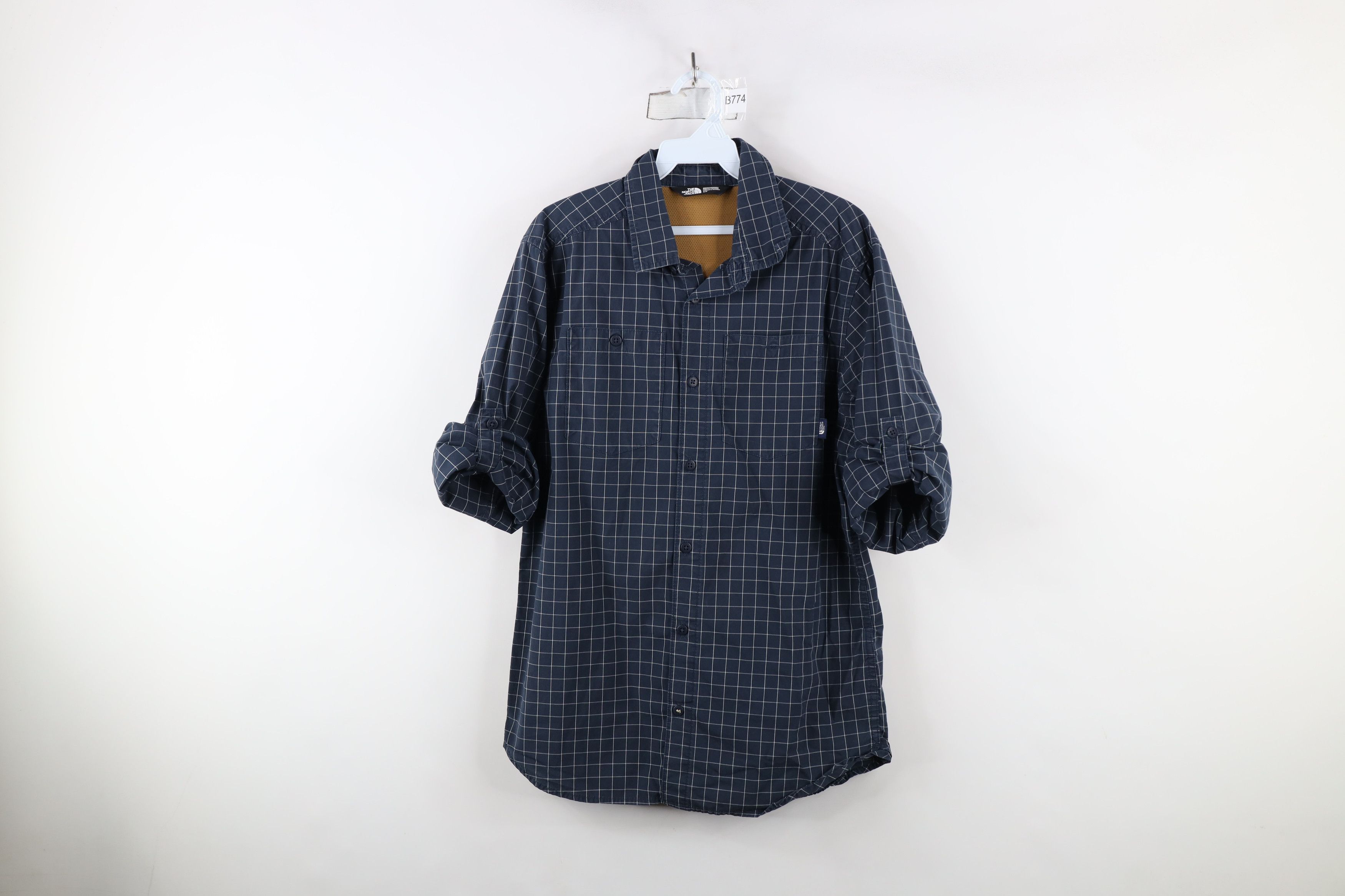 The North Face × Vintage Vintage The North Face Roll Sleeve Collared Button Shirt Size US S / EU 44-46 / 1 - 11 Thumbnail