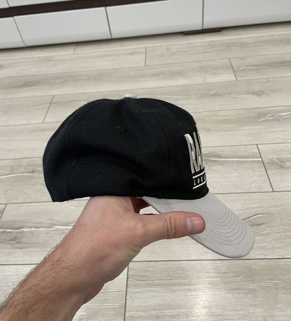 NFL × Vintage Los Angeles Raiders Snapback Hat Cap NFL Vintage Korea Size ONE SIZE - 3 Thumbnail