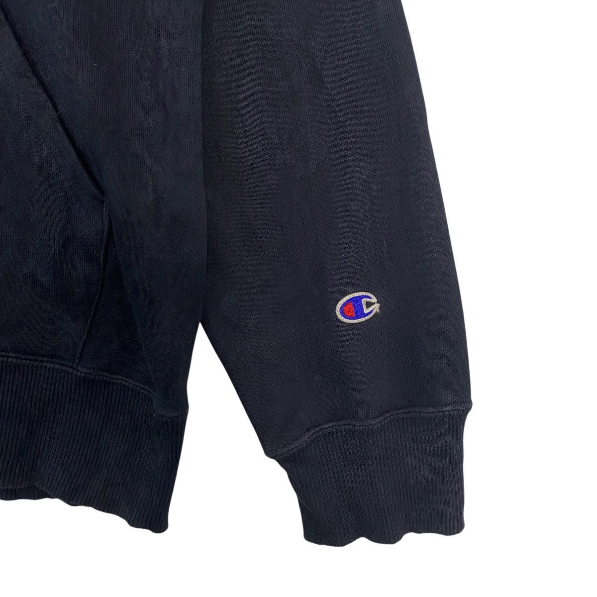 Vintage Vintage Champion Hoodie Sweatshirt Small Embroidery Black Size US L / EU 52-54 / 3 - 5 Thumbnail