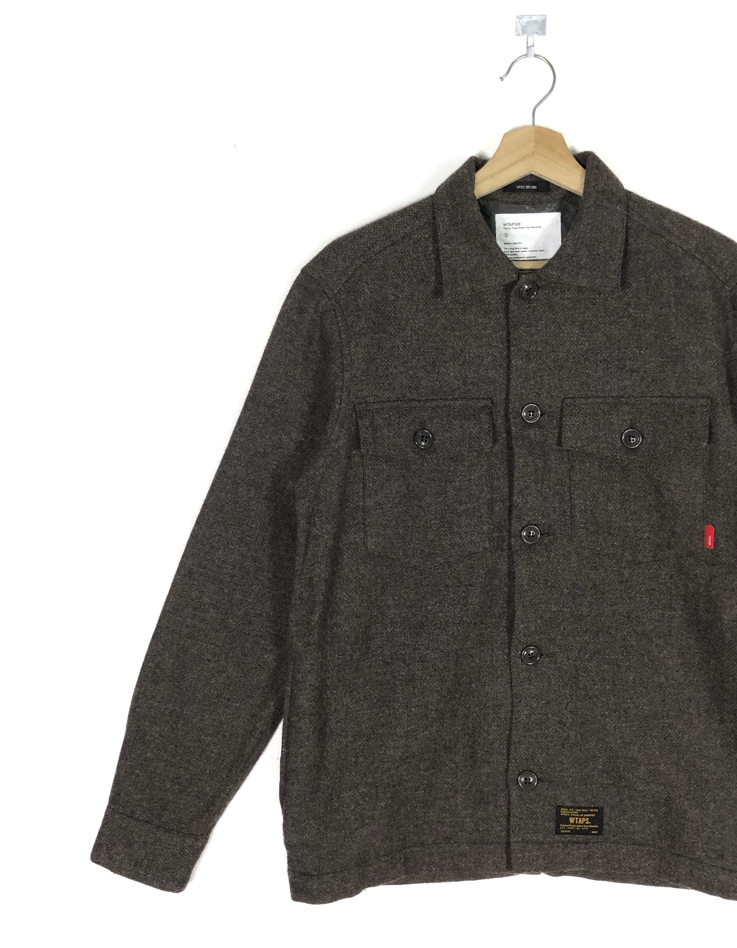 Wtaps BUDS L/S WOOL 4-POCKETS SHIRT Size US M / EU 48-50 / 2 - 5 Thumbnail