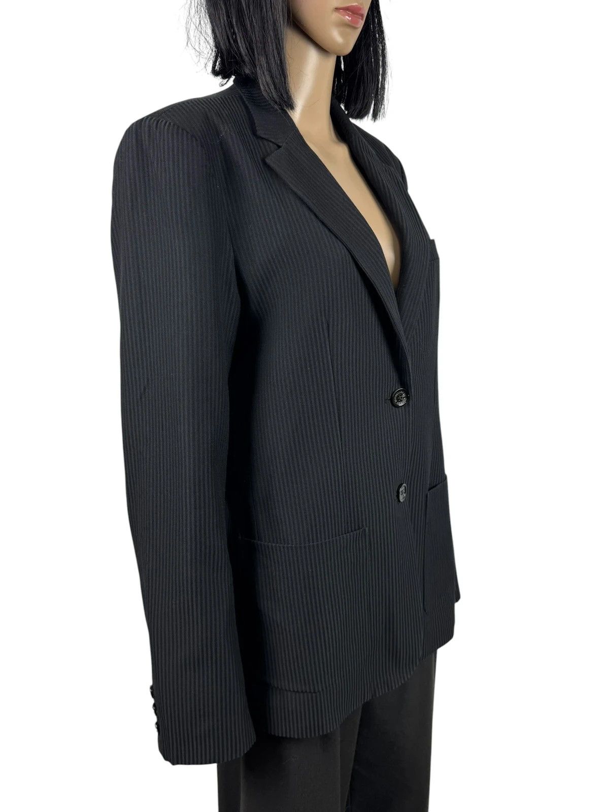 Alexander McQueen Alexander Mcqueen Vintage Striped Blazer Wool Cotton size 46 Size L / US 10 / IT 46 - 3 Thumbnail