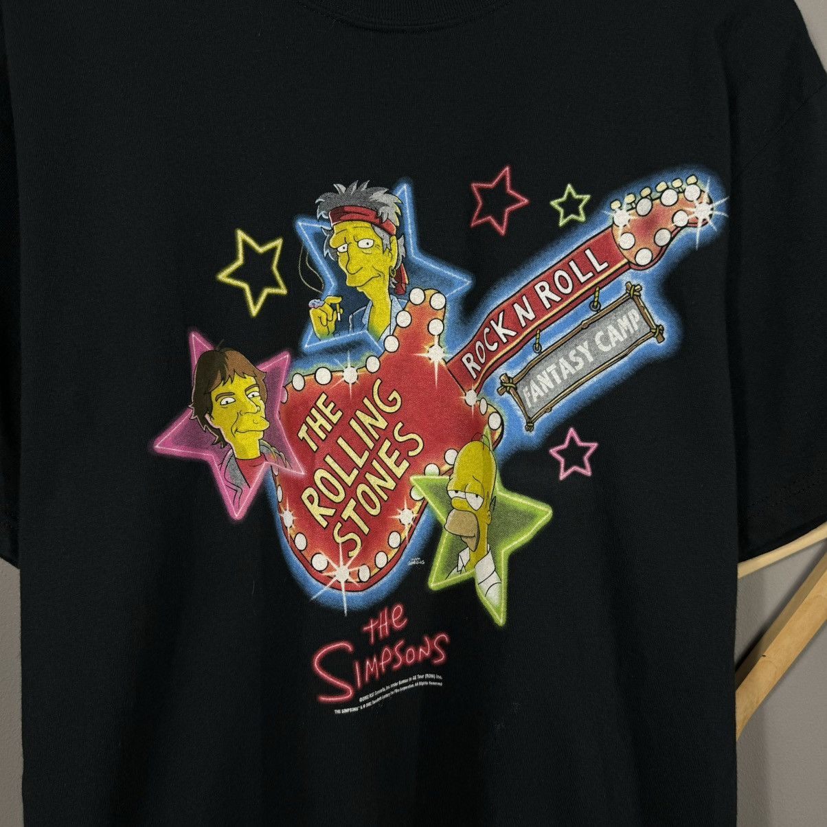 Band Tees Vintage 2002 The Simpson Rolling Stones T-shirt Size US L / EU 52-54 / 3 - 3 Thumbnail