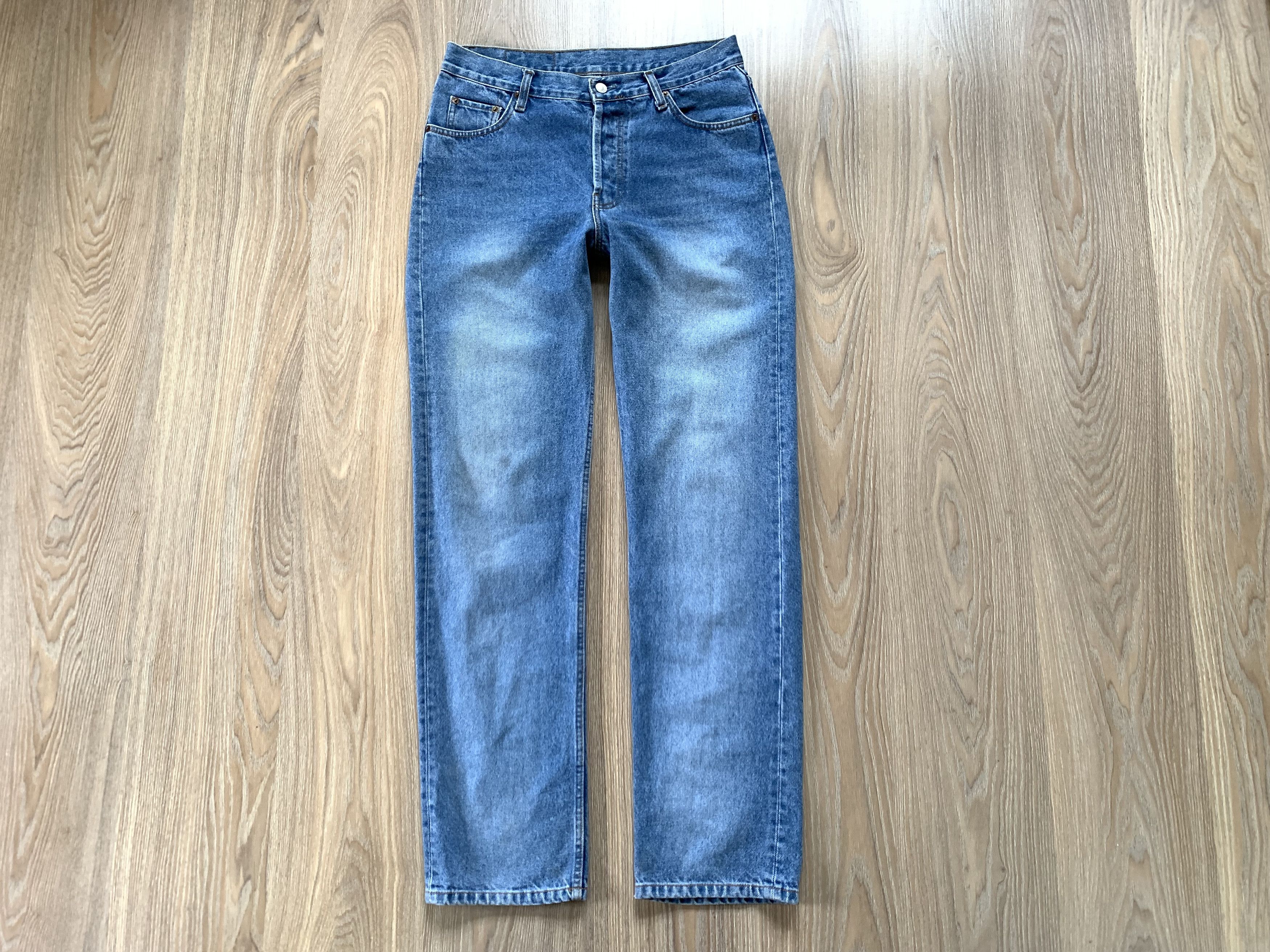 image of Levis x Levis Vintage Clothing Levi's 501 Vintage Stone Washed Jeans in Blue, Men's (Size 34)