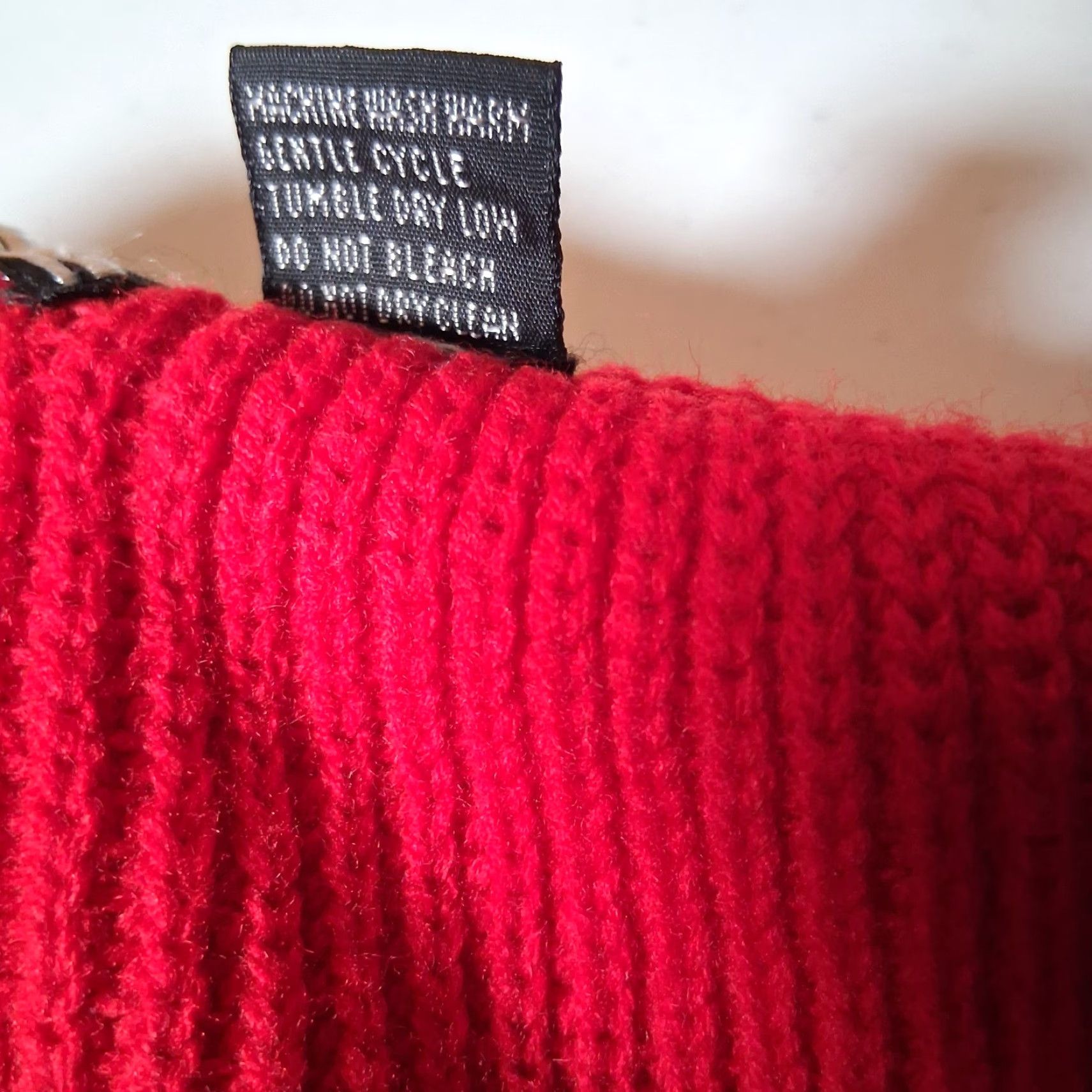Etro VINTAGE Winks Lane Vest Women Size 38 Red Ribbed Knit Retro 1980s Size XS / US 0-2 / IT 36-38 - 6 Thumbnail