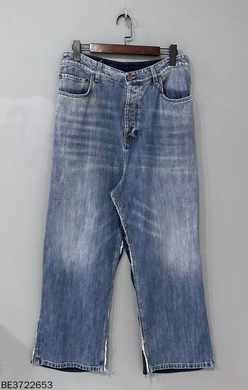 Balenciaga Balenciaga size M Patchwork old baggy jeans Size US 26 / EU 42 - 3 Thumbnail
