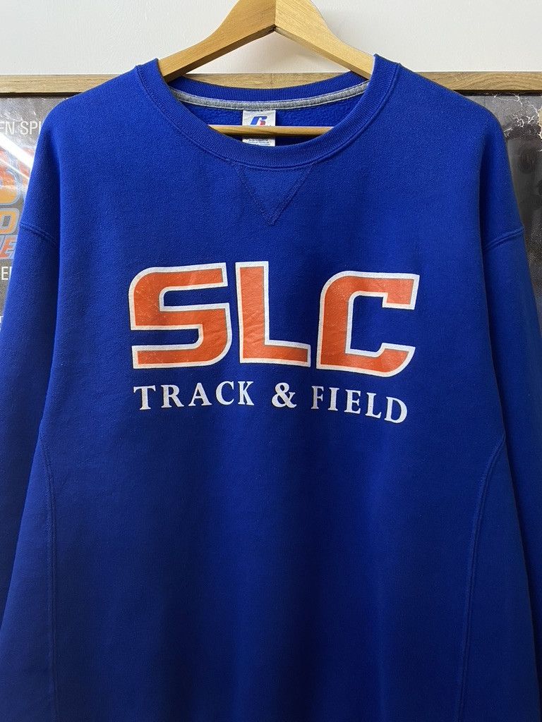 Russell Athletic Y2K Vintage SLC Track and Field Sweatshirt Size US L / EU 52-54 / 3 - 5 Thumbnail