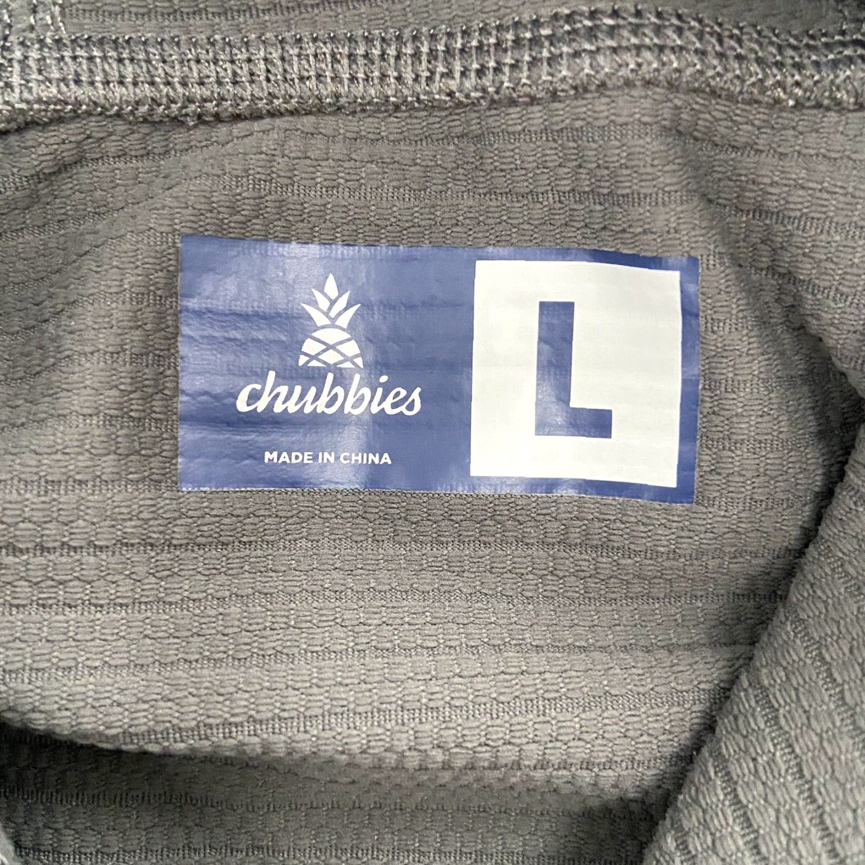 Chubbies Chubbies Logo Sweatshirt Hoodie Gray Large Mens L Sweatshirt Hoodie Chubbies Size US L / EU 52-54 / 3 - 4 Thumbnail