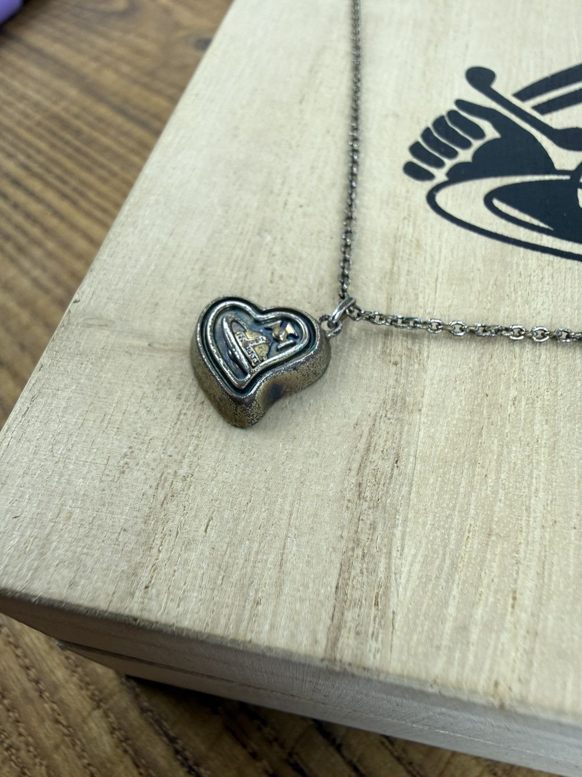Vivienne Westwood Vivienne Westwood Advent Candy Heart Necklace Discolored Size ONE SIZE - 4 Thumbnail