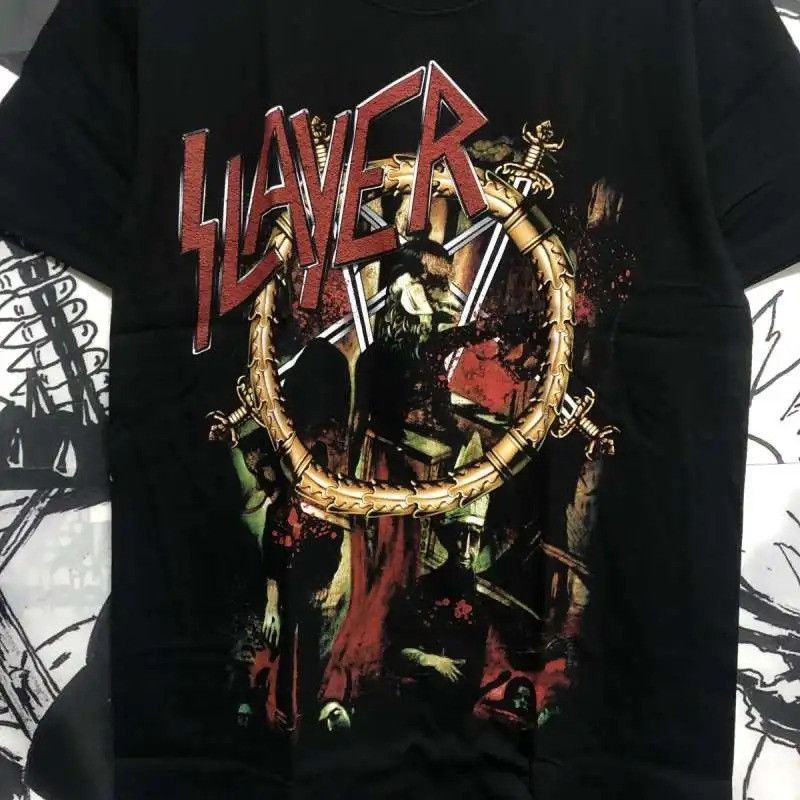 Vintage 90s Metal Rock T-Shirt Size US XL / EU 56 / 4 - 2 Thumbnail