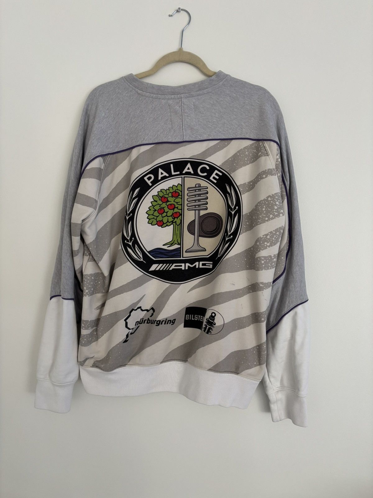 Mercedes-Benz × Palace Palace AMG Technical Crew White Size US XL / EU 56 / 4 - 2 Thumbnail